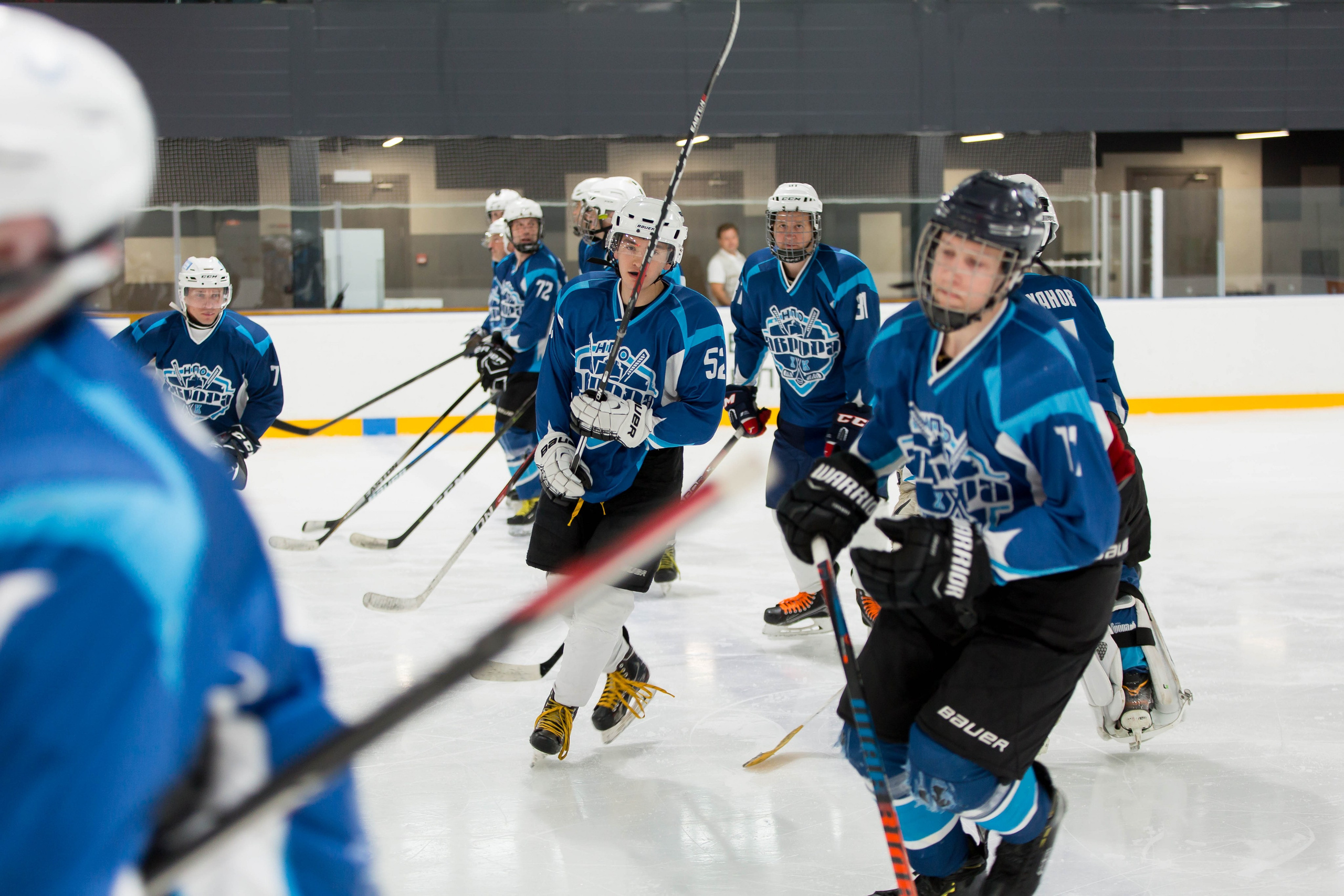 Хоккей для НПО «Аврора». Снимаю съемки