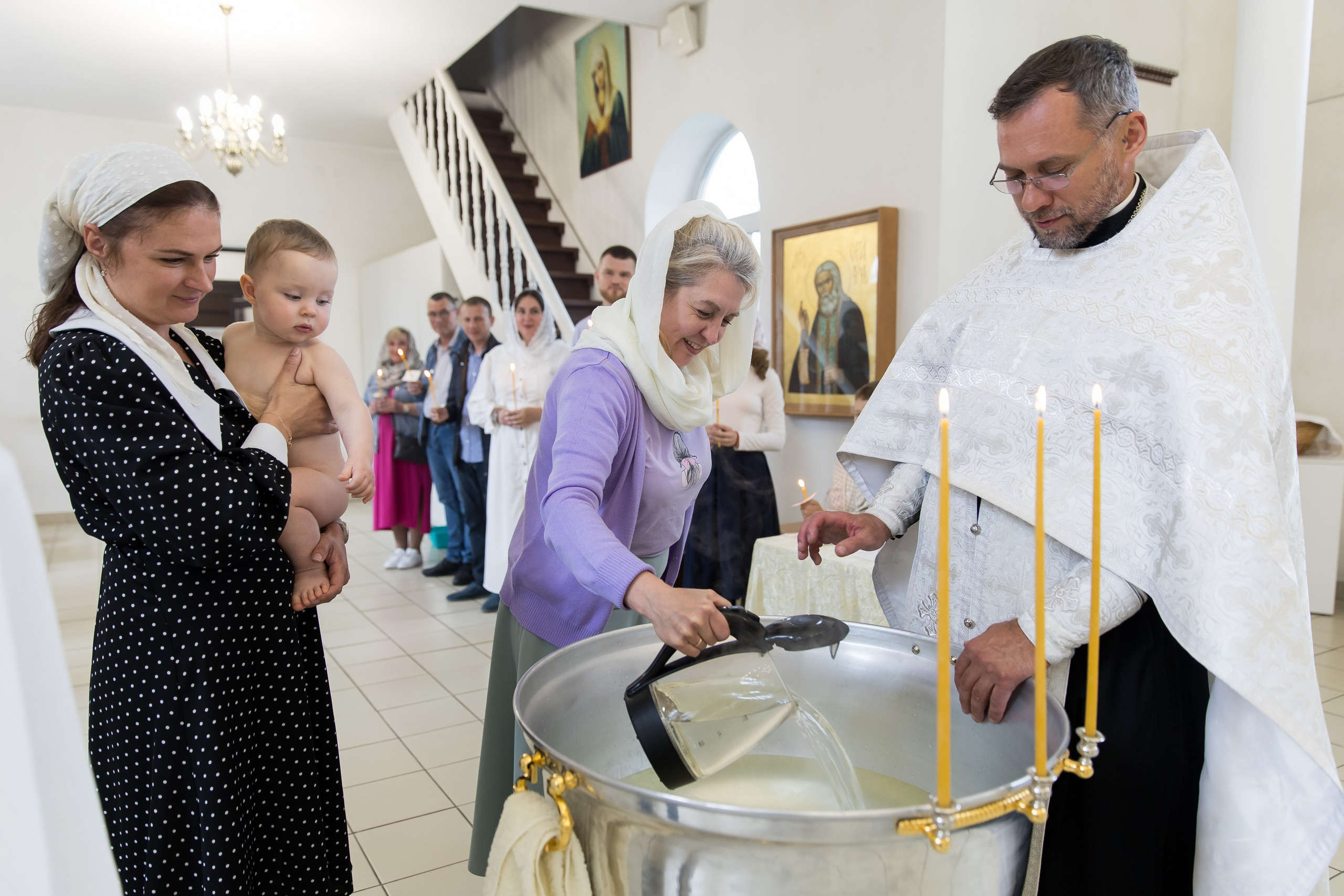 Крещение. Снимаю съемки