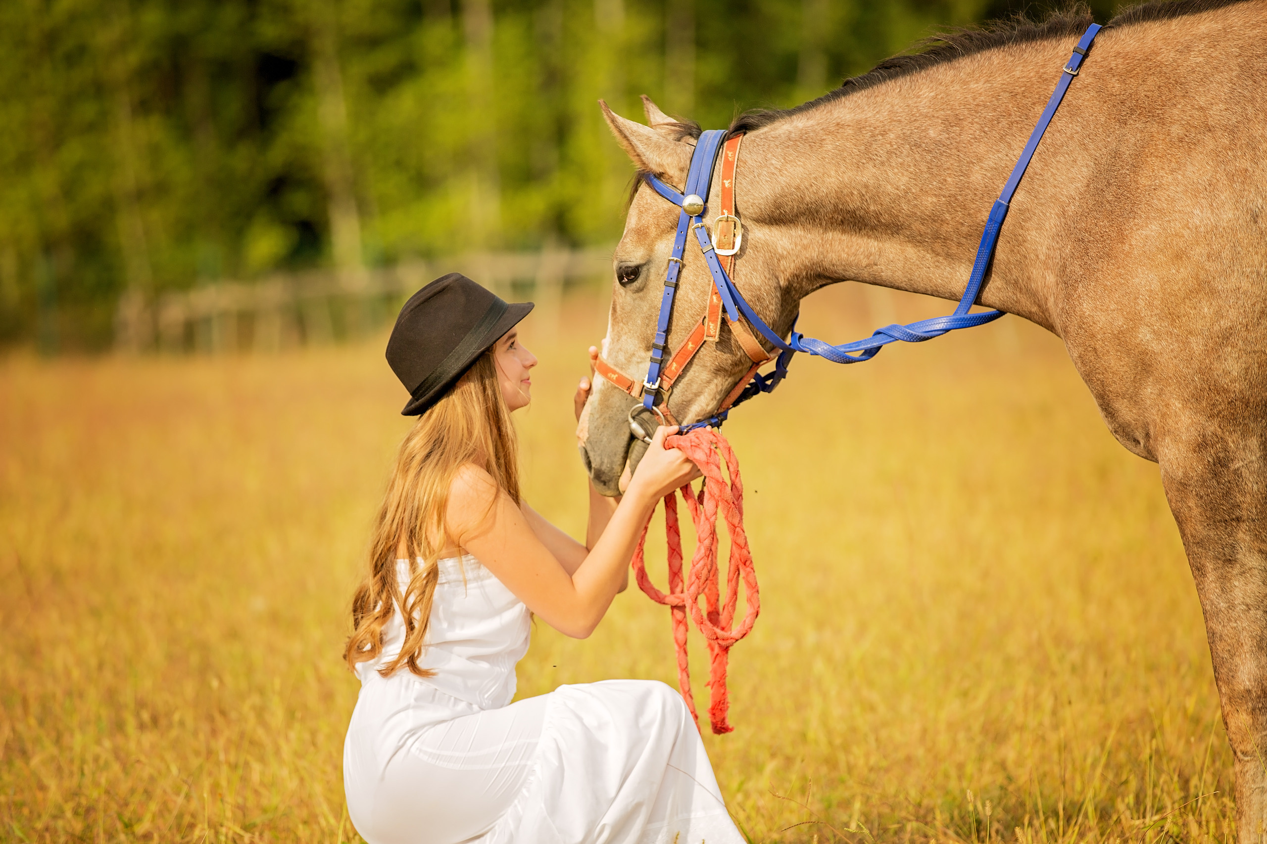 Виктория и скакун Лонг-Вау. Свадебный и семейный фотограф в Абхазии Эля Цишба