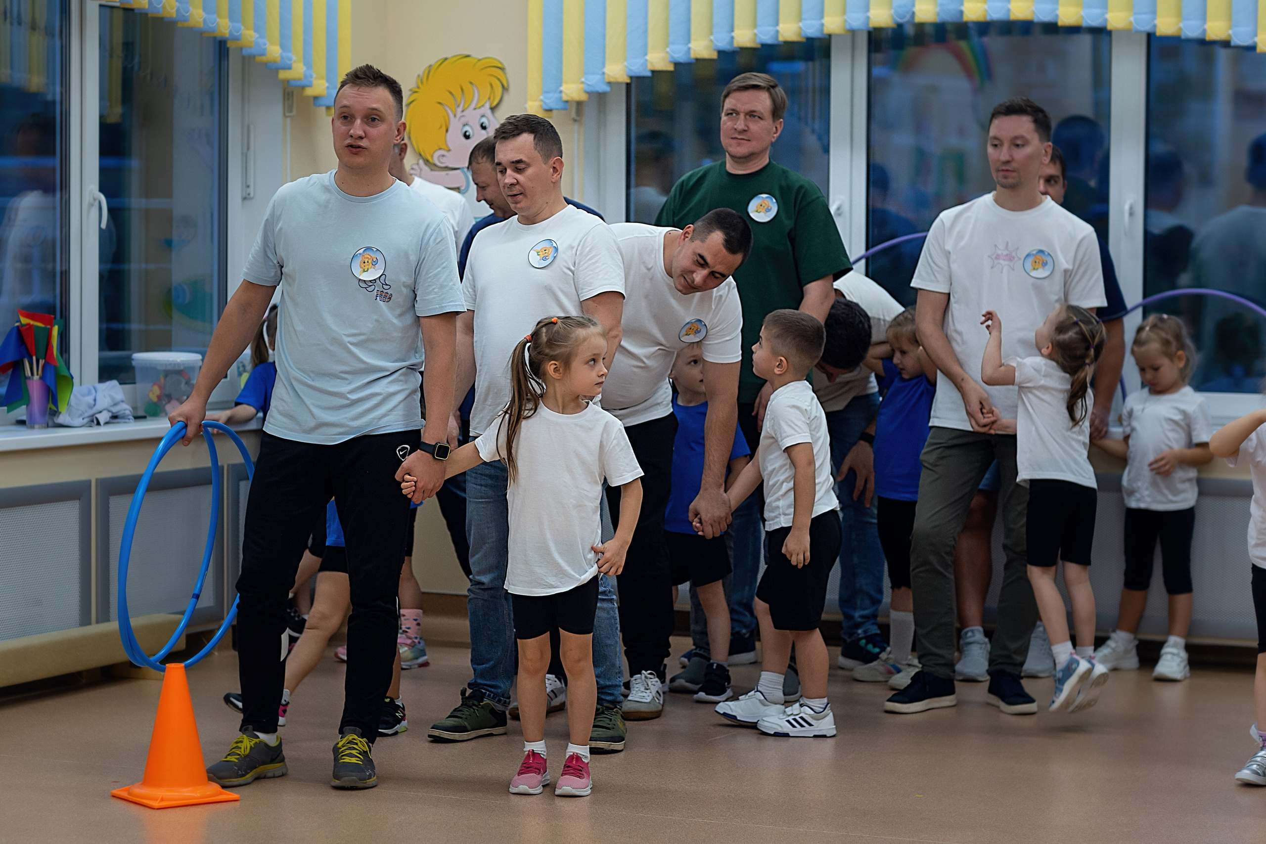 День пап в детском саду_2024. Семейный фотограф в Санкт-Петербурге