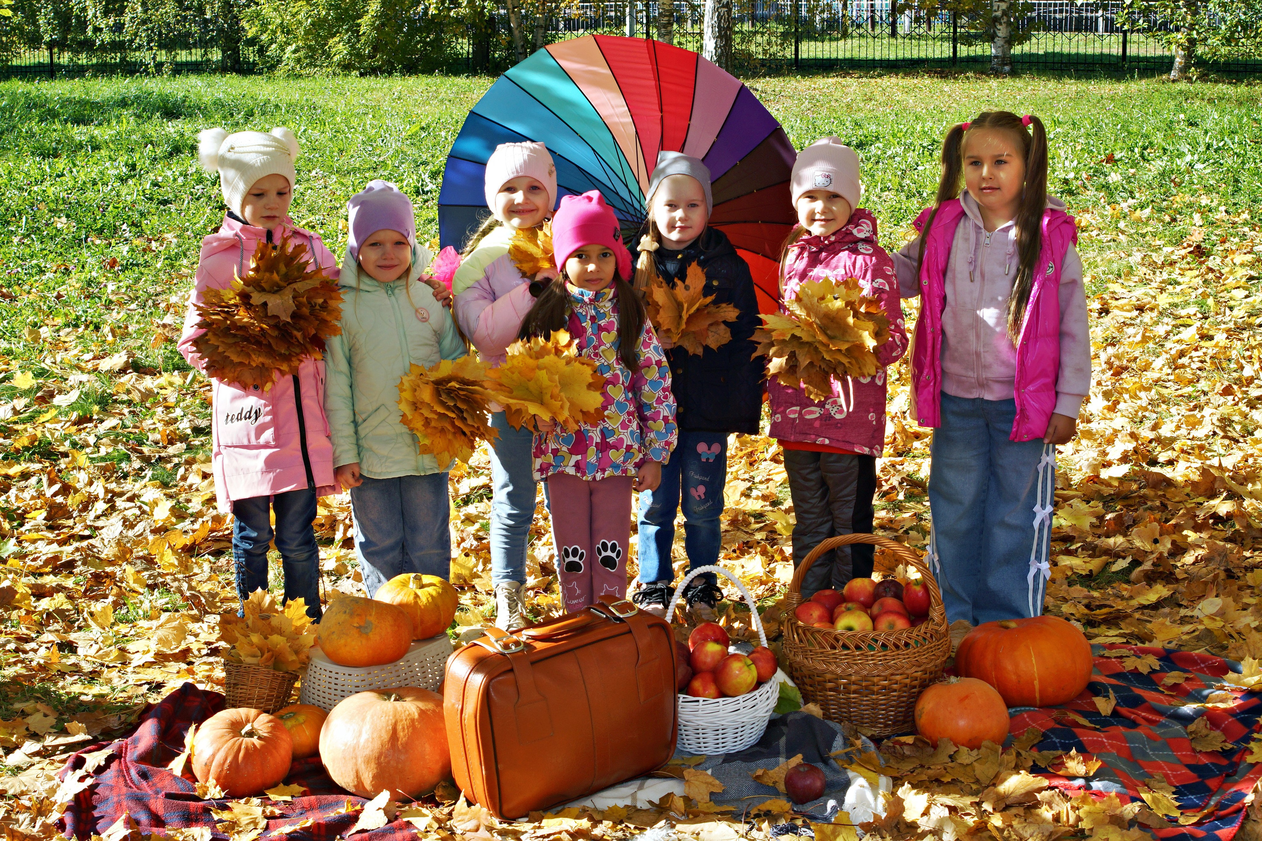 Осенняя фотосессия в детском саду г. Йошкар-Ола