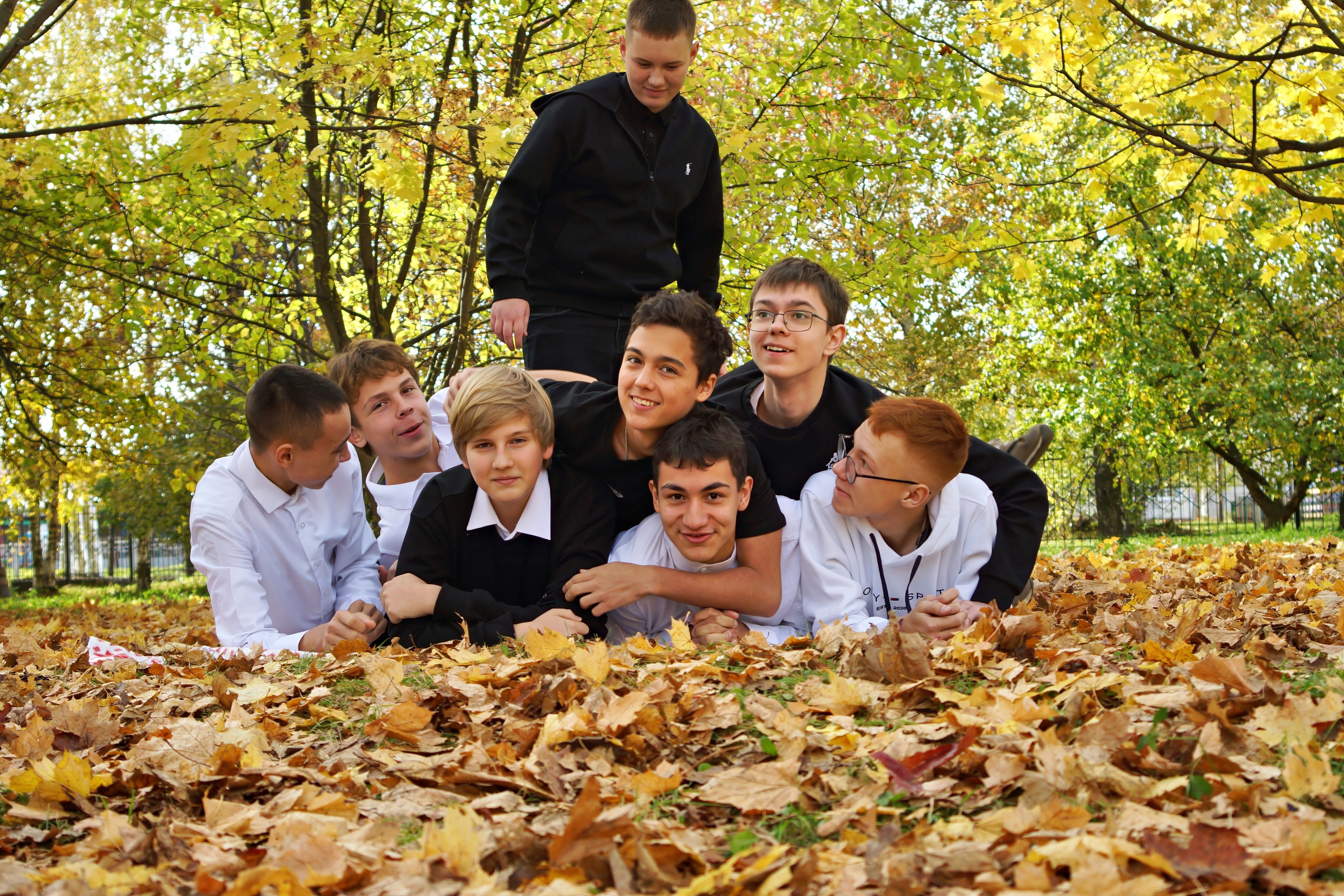 Осенняя фотосессия в школе г. Йошкар-Ола