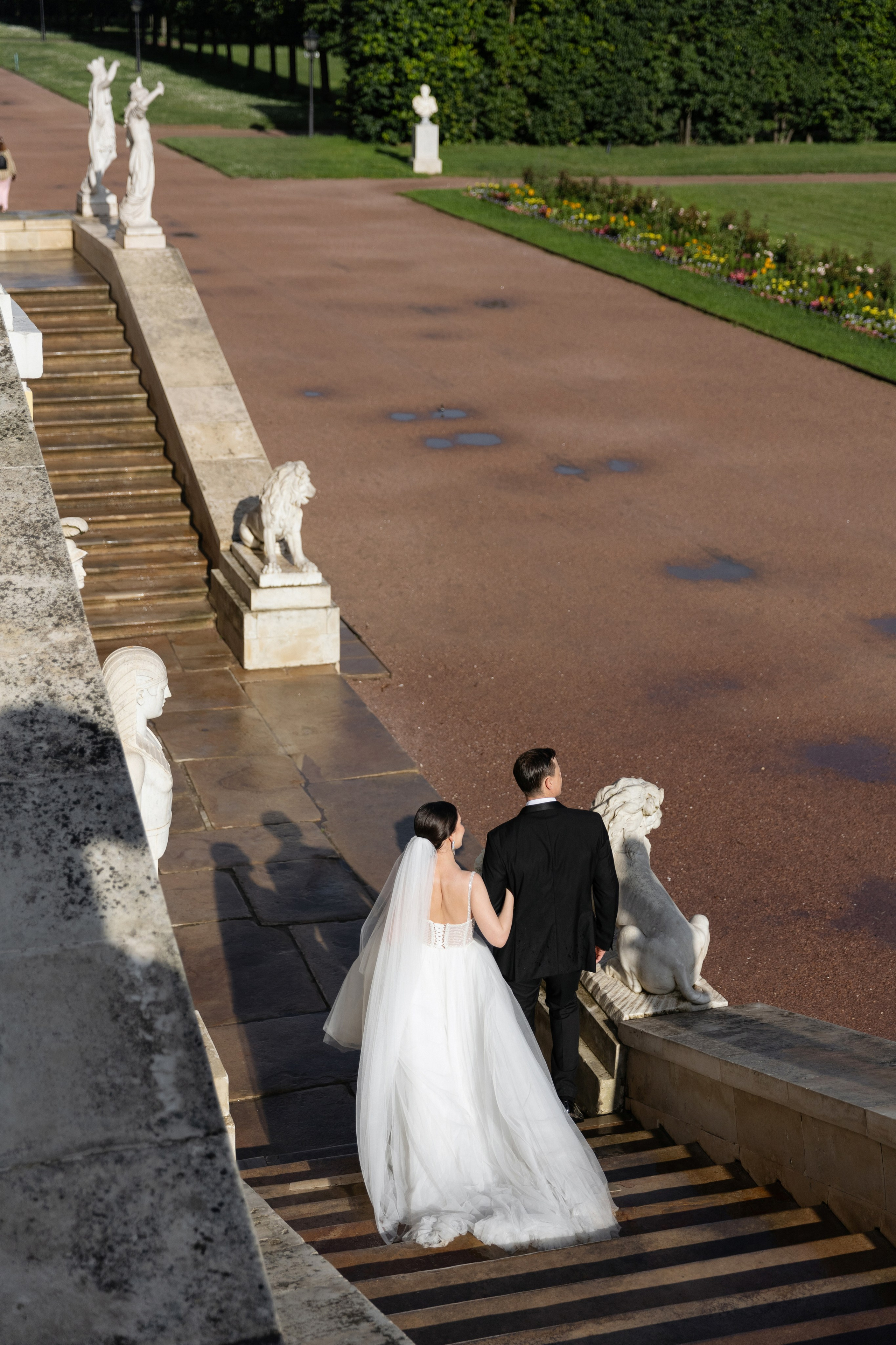 Свадебная фотосъемка росписи и свадебная фотосессия в Архангельском. Свадебный фотограф в Москве Полина Лелетко