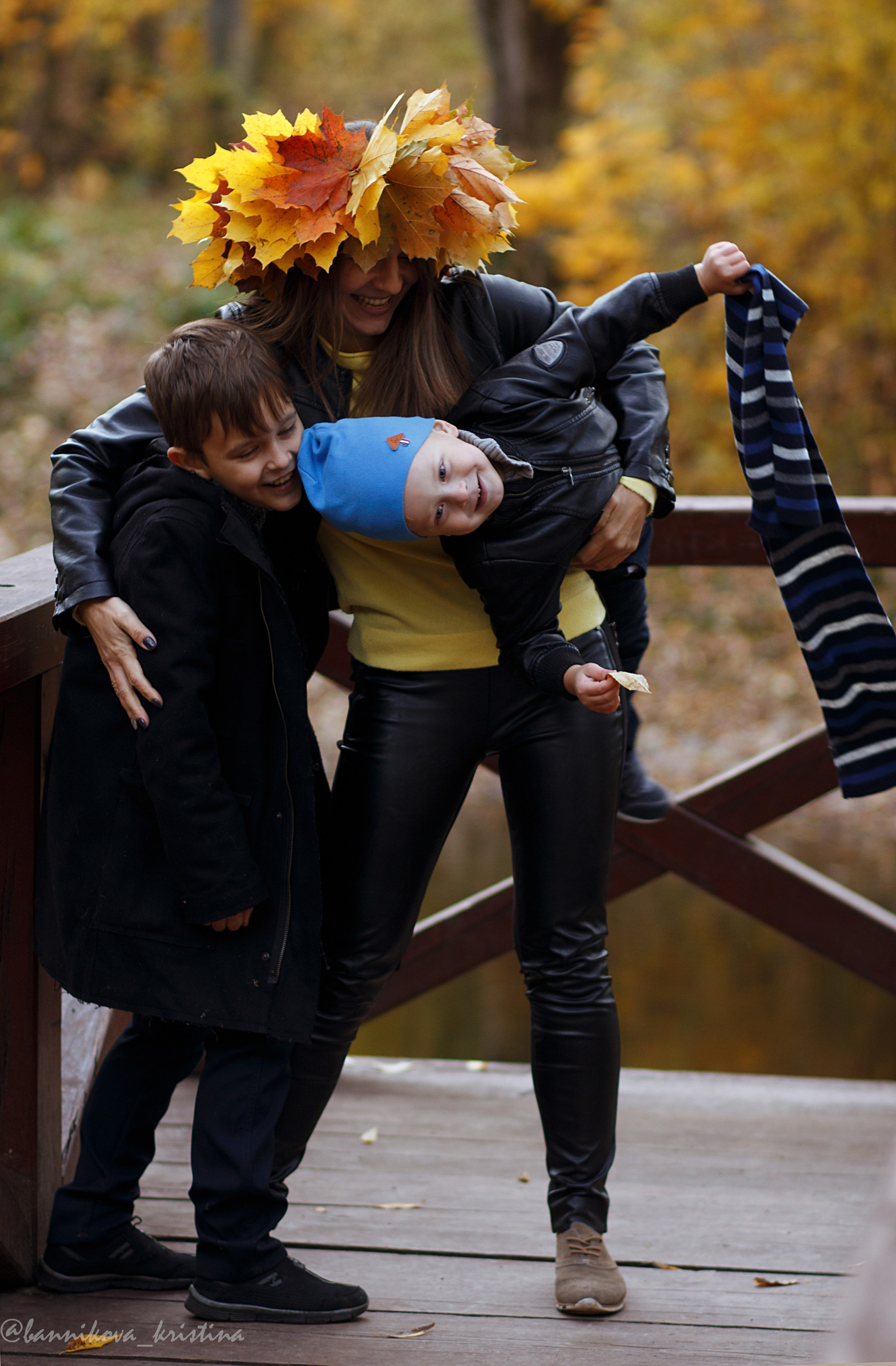 Семейная на улице. Профессиональный фотограф в Москве