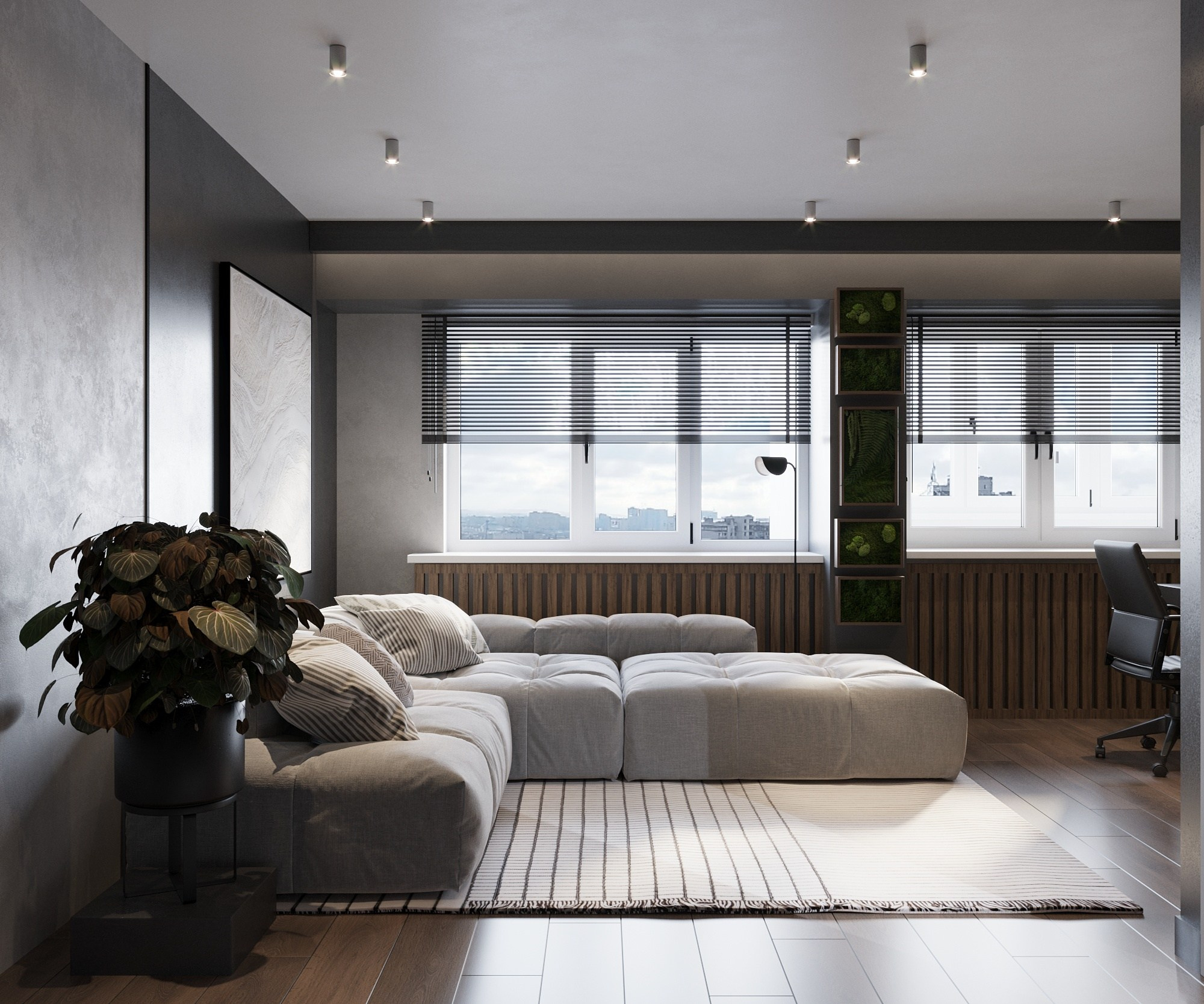 Москва квартира 70кв. Kich.design