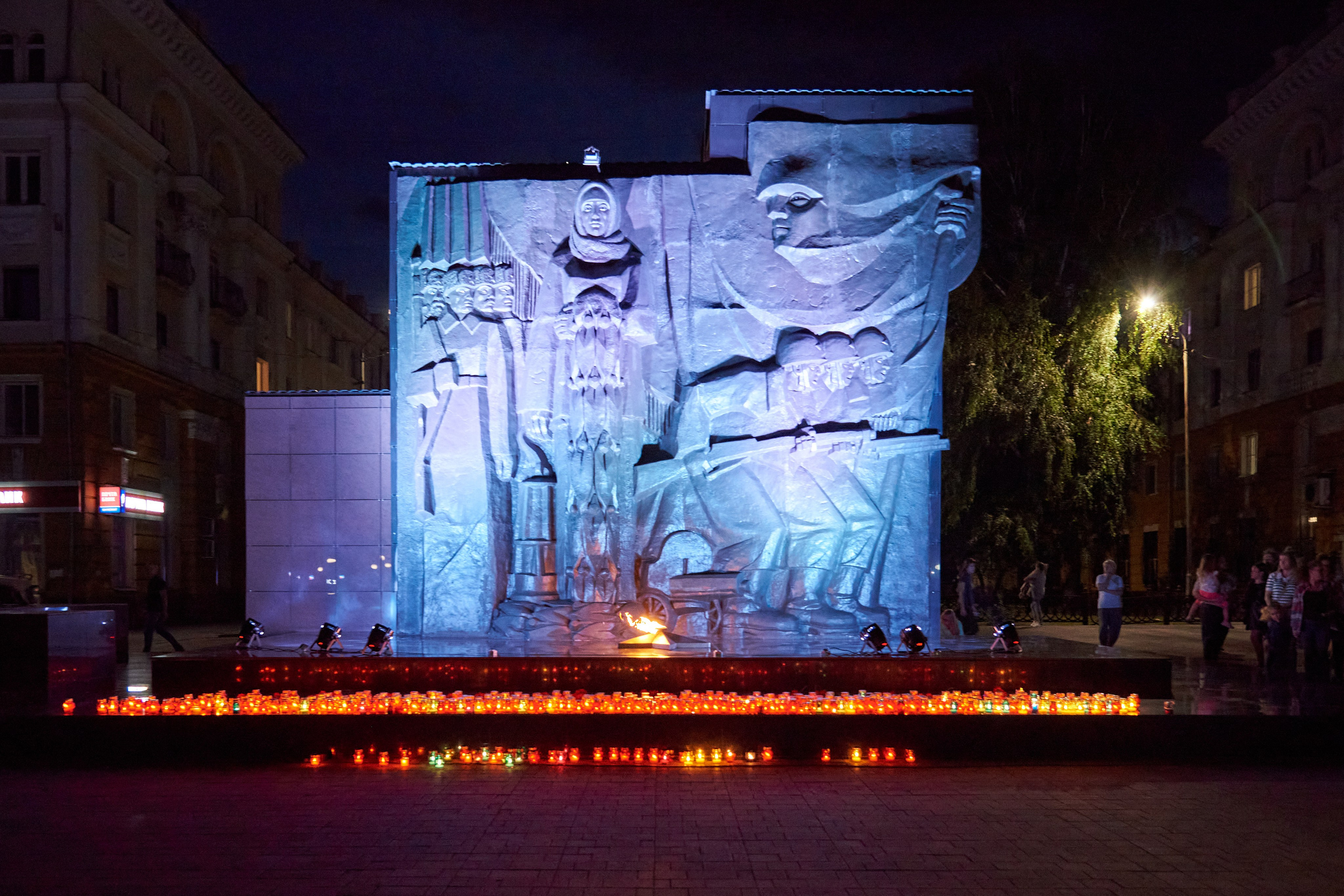 Акция «Свеча памяти». [fXph] Фотограф Масликов Илья. Съёмка мероприятий в Ленинске-Кузнецком