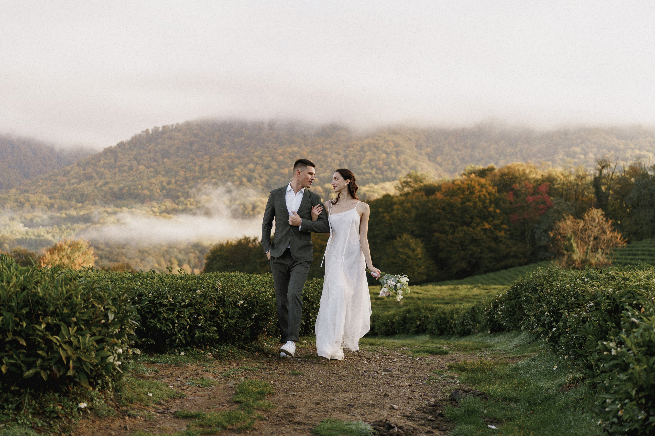 На чайных плантациях: Влад и Даша. Свадебный и индивидуальный фотограф Татьяна Гуляева