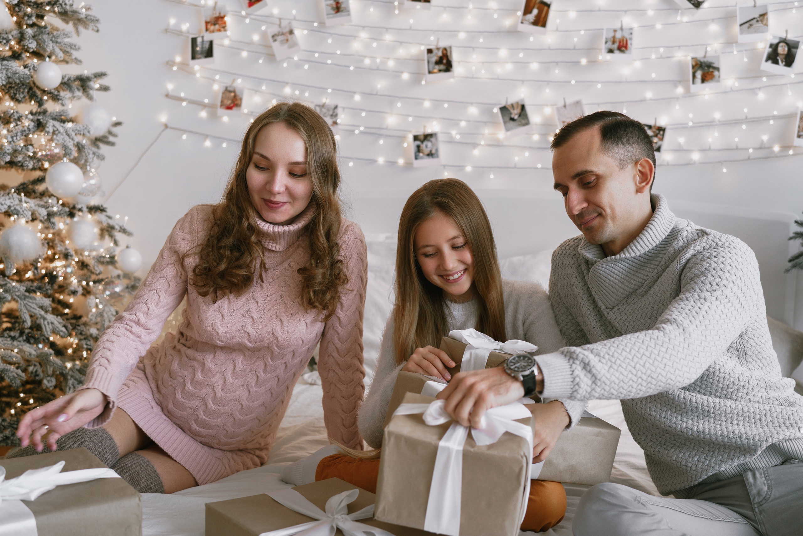 Новый год: Саша, Алина и Ксюша. Свадебный и индивидуальный фотограф Татьяна Гуляева