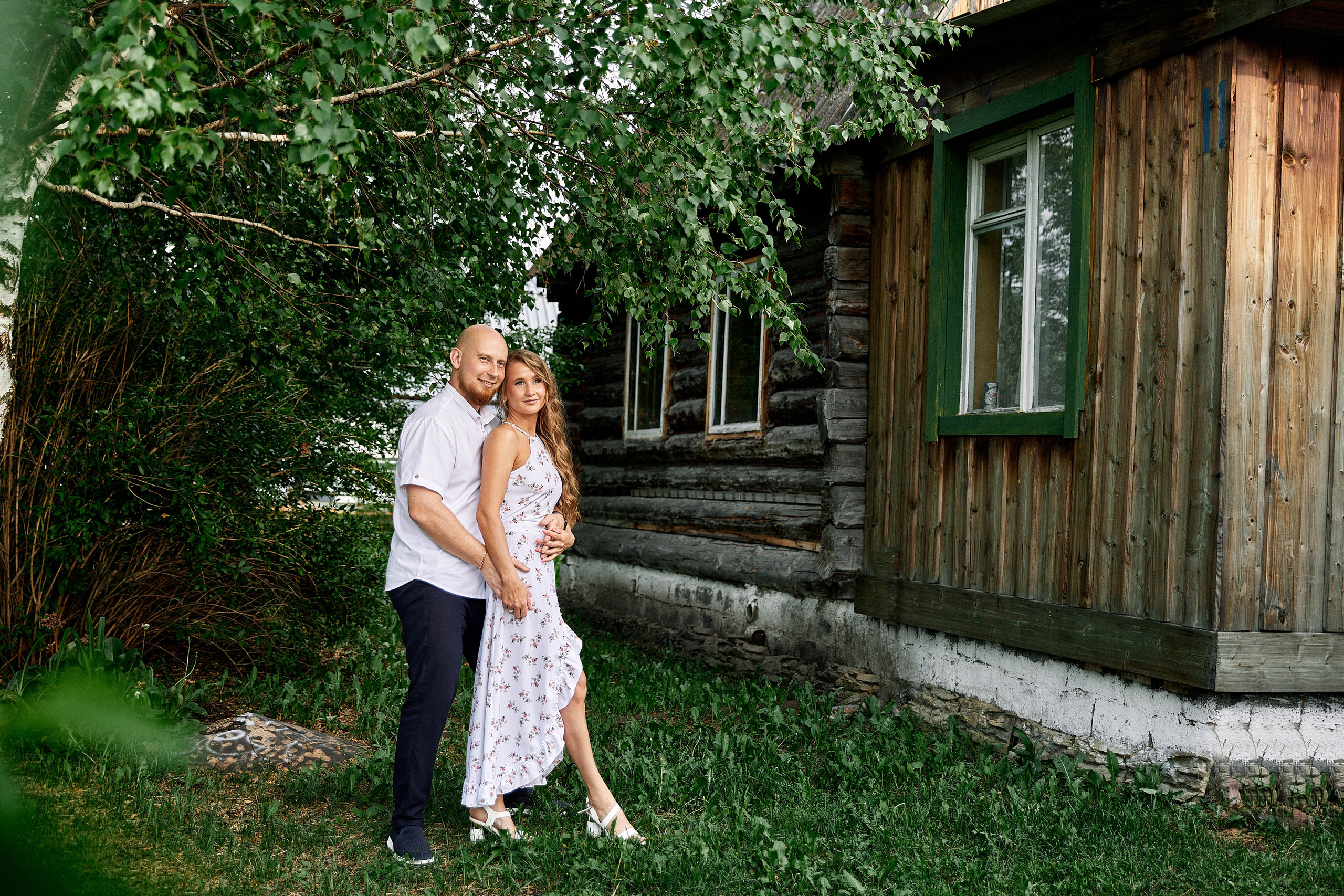Фотосессия двоих в деревенском стиле. Свадебный, контент фотограф в Кемерово Любовь Гальцова