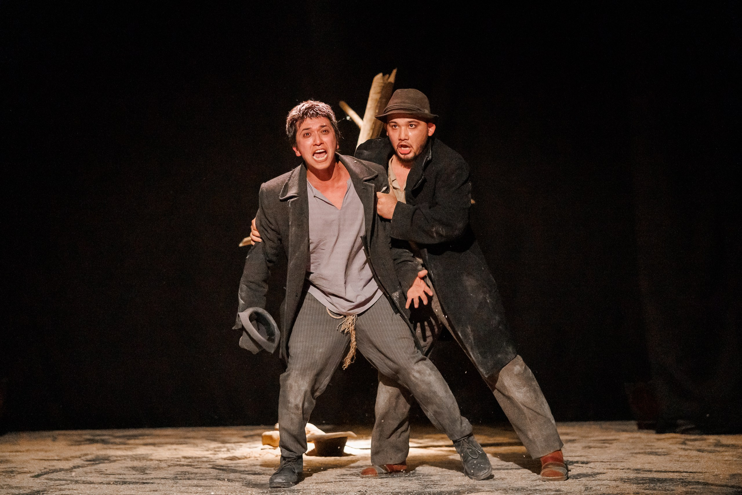 Спектакль «В ожидании Годо» от театра Д. Лица в СПб. Фотограф в Санкт-Петербурге — Сергей Петров