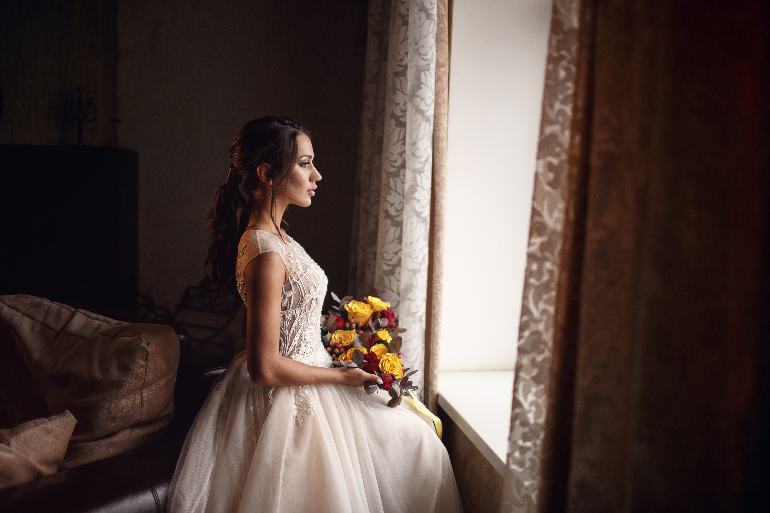 Свадебная фотосессия Саратов. Фотограф Сергей Сорокин — классический портрет и НЮ в Саратове