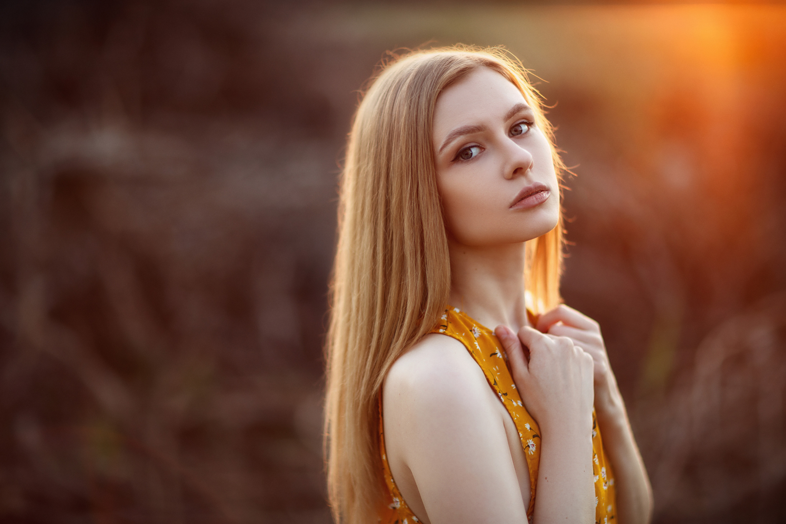 Портретная женская фотосессия в студии Саратов. Фотограф Сергей Сорокин — классический портрет и НЮ в Саратове