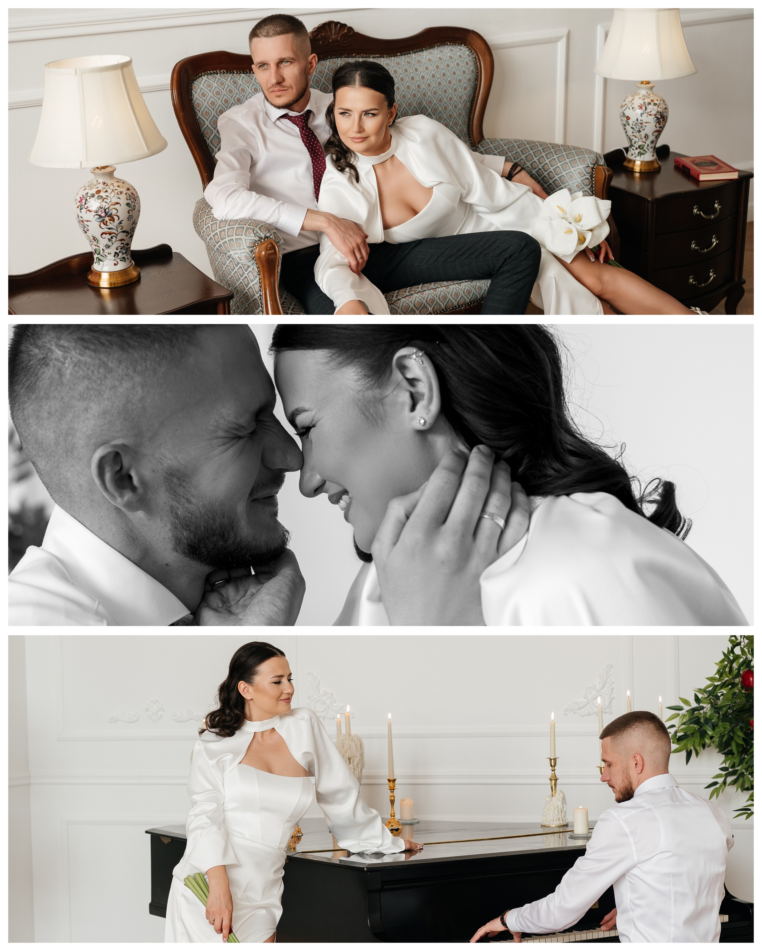 Свадебная фотосессия в студии. Свадебный и семейный фотограф в Краснодаре Алина Мельник