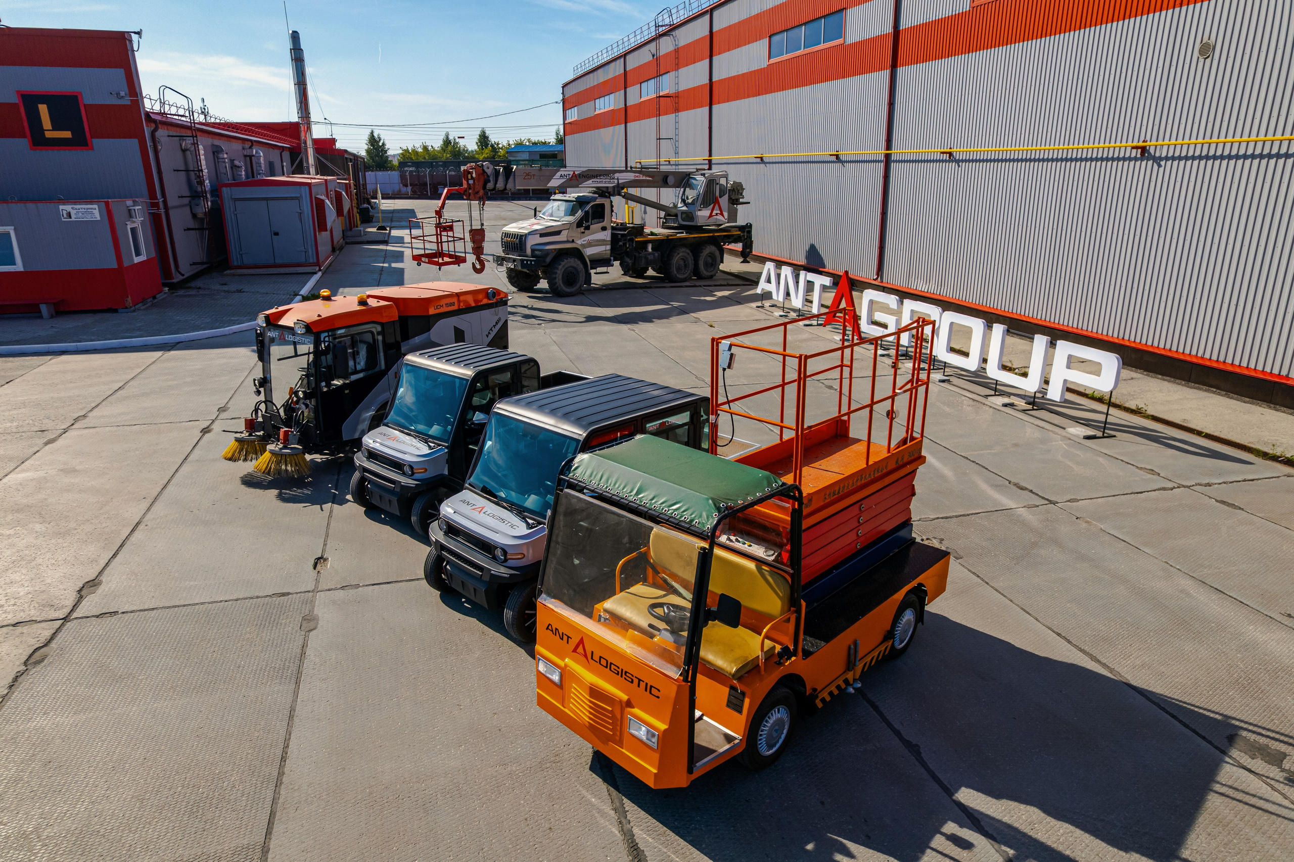 Производственная территория компании АНТ. Дмитрий Судаков, фотограф в Екатеринбурге и Москве