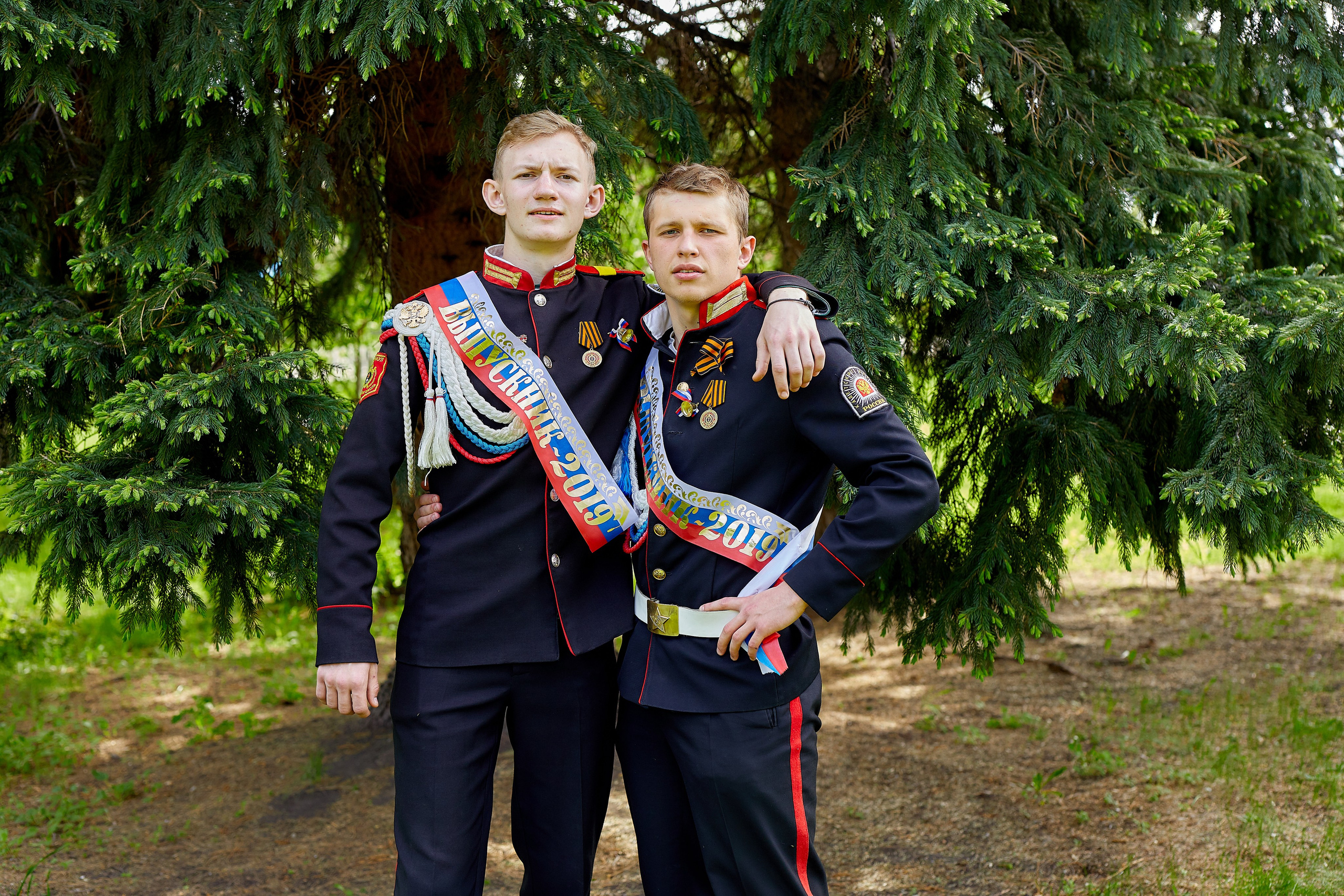 Кадеты последний звонок. Фотограф Вячеслав Фарунин