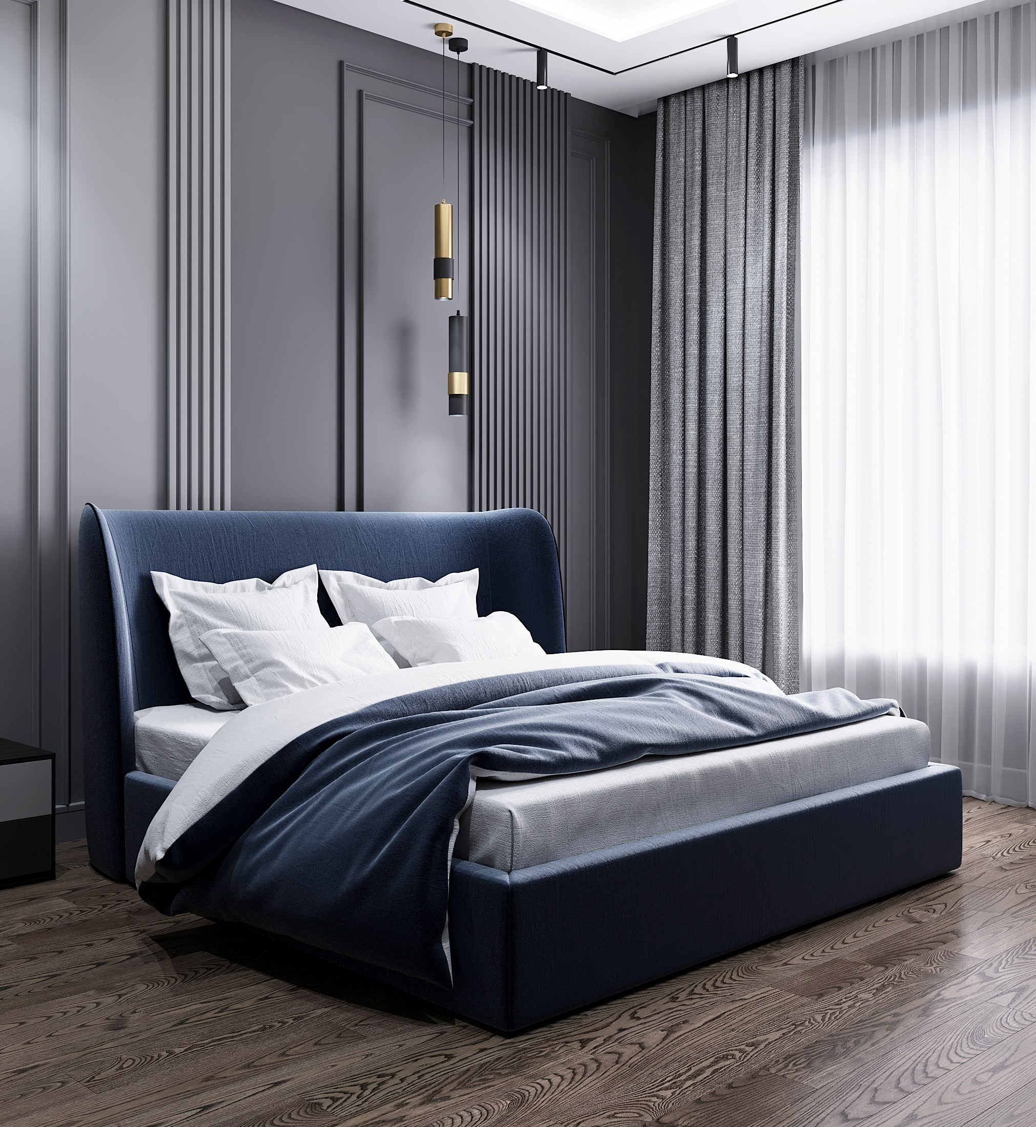 Студия 45 м². 3Д-Визуализация Наталья Макогонова