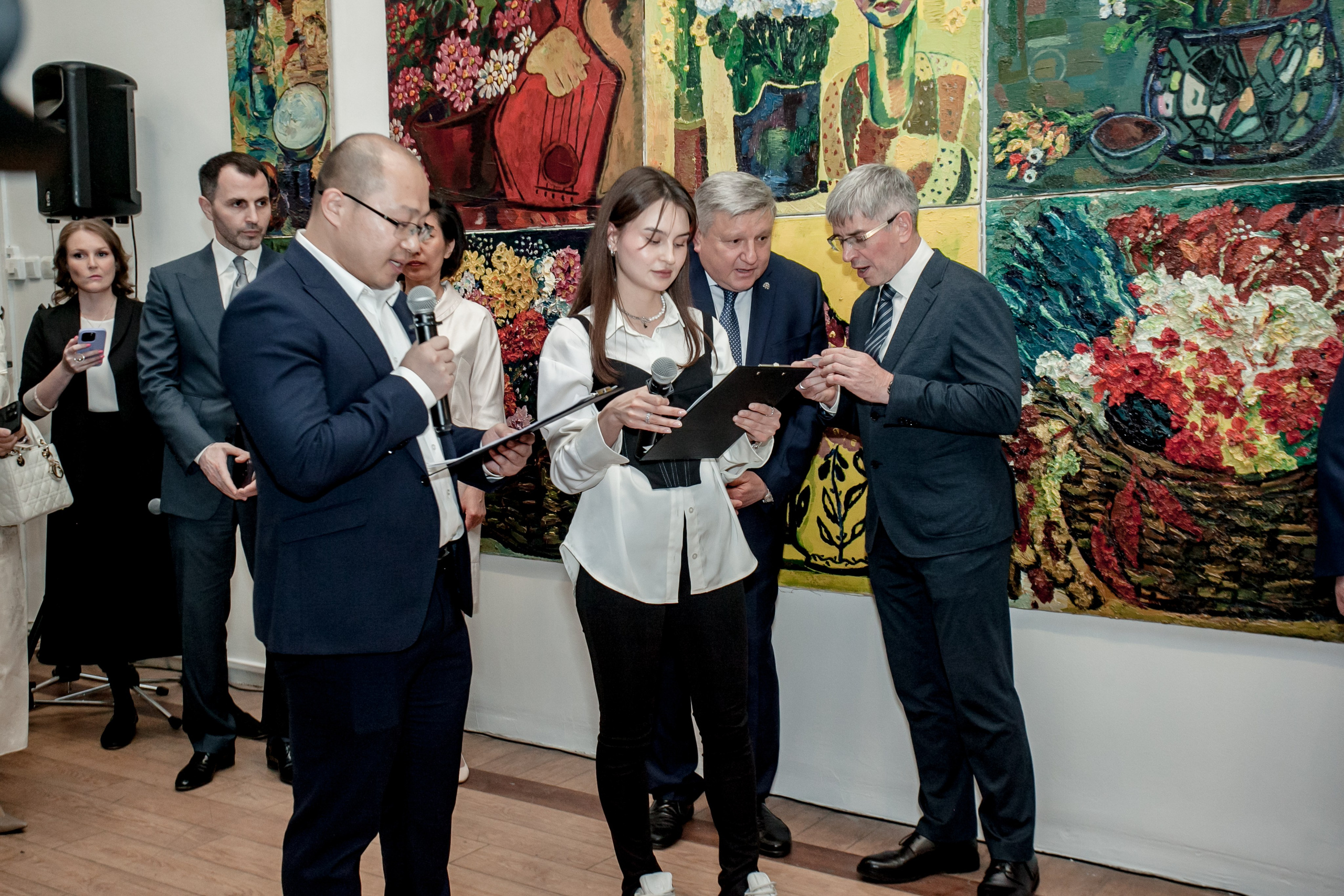 Открытие выставки Зураба Церетели. Art photographer Nino