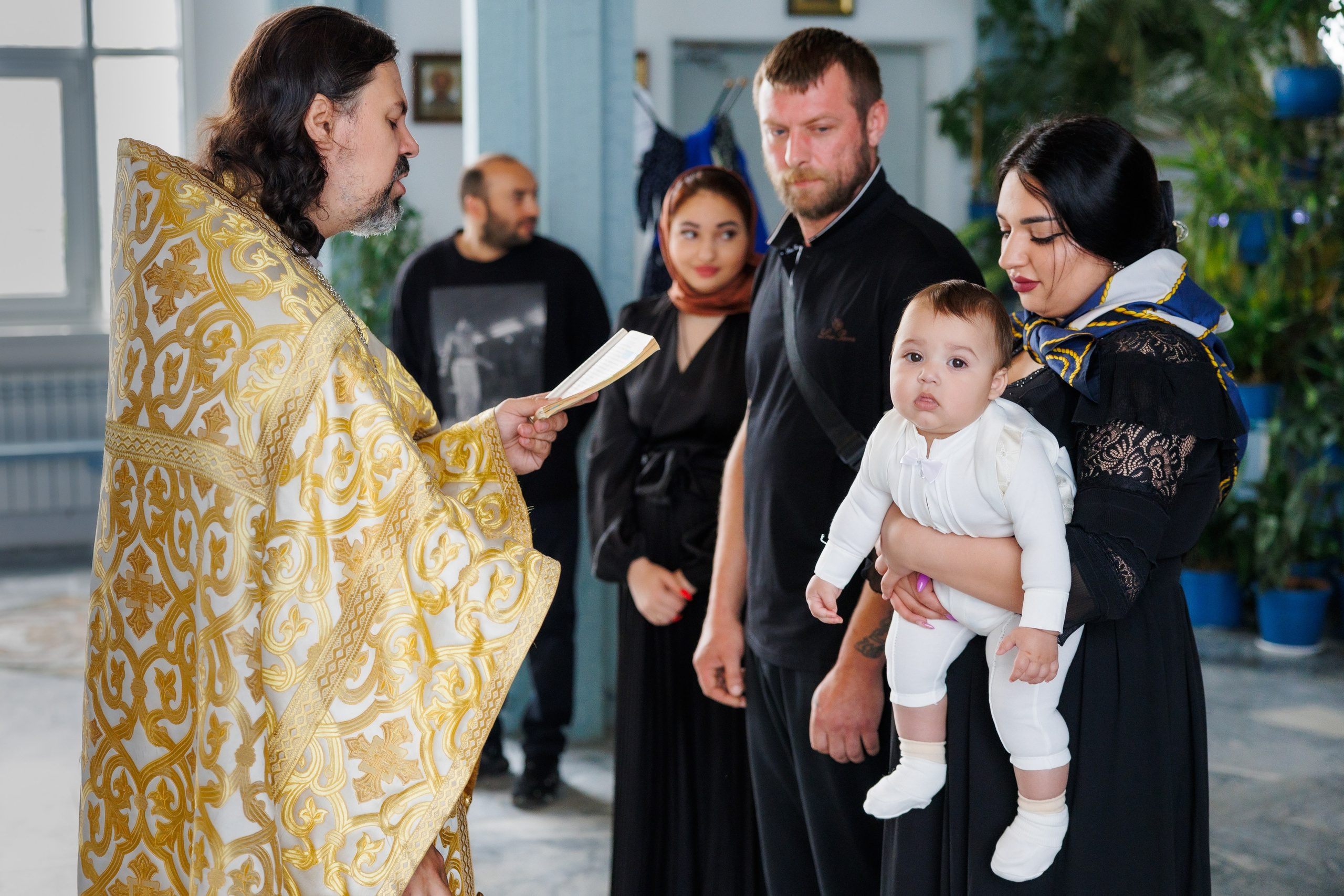 Крещение Михаила. Фотограф в Санкт-Петербурге Козырь Олеся