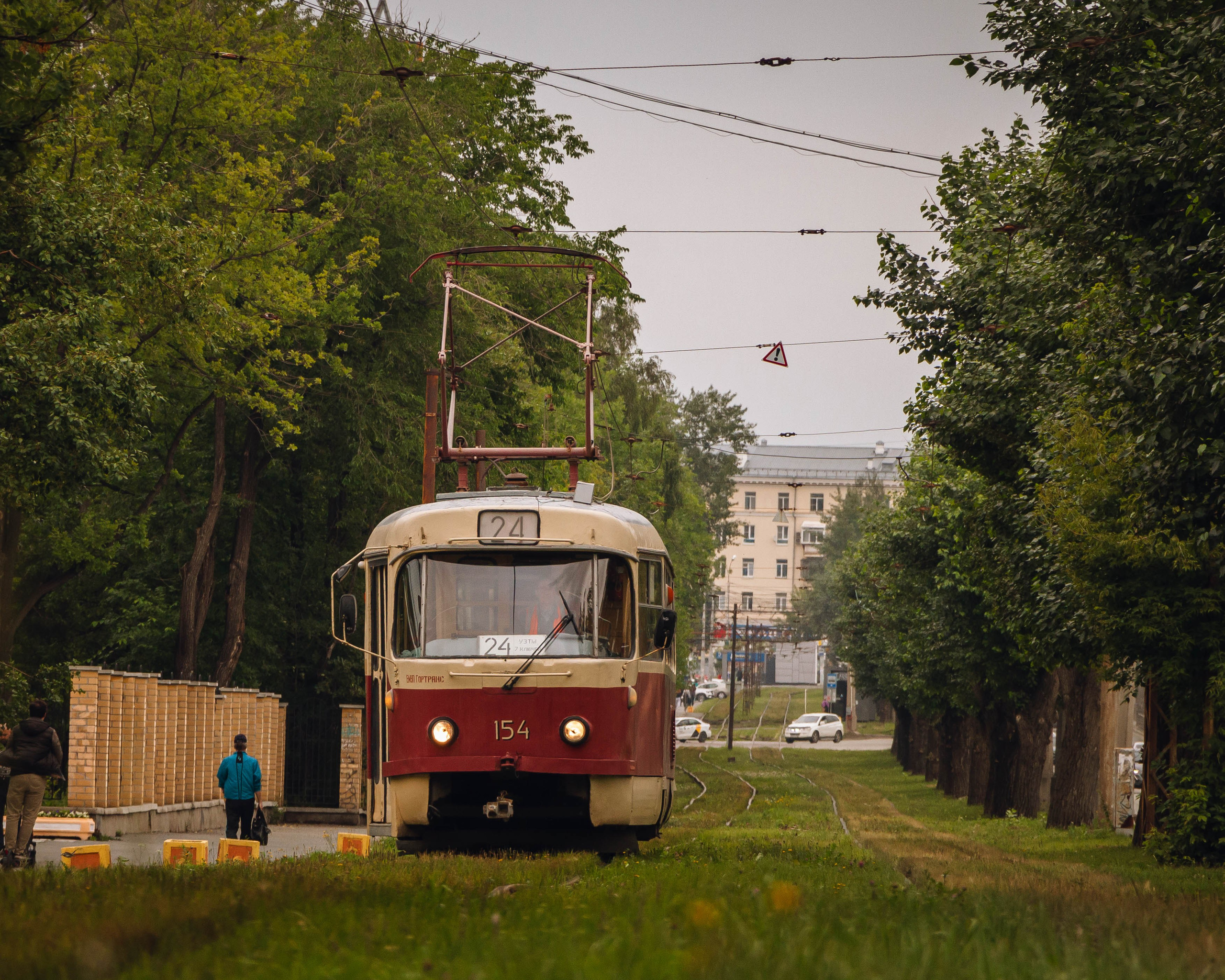Трамвай. TATRA T3. Екатеринбург