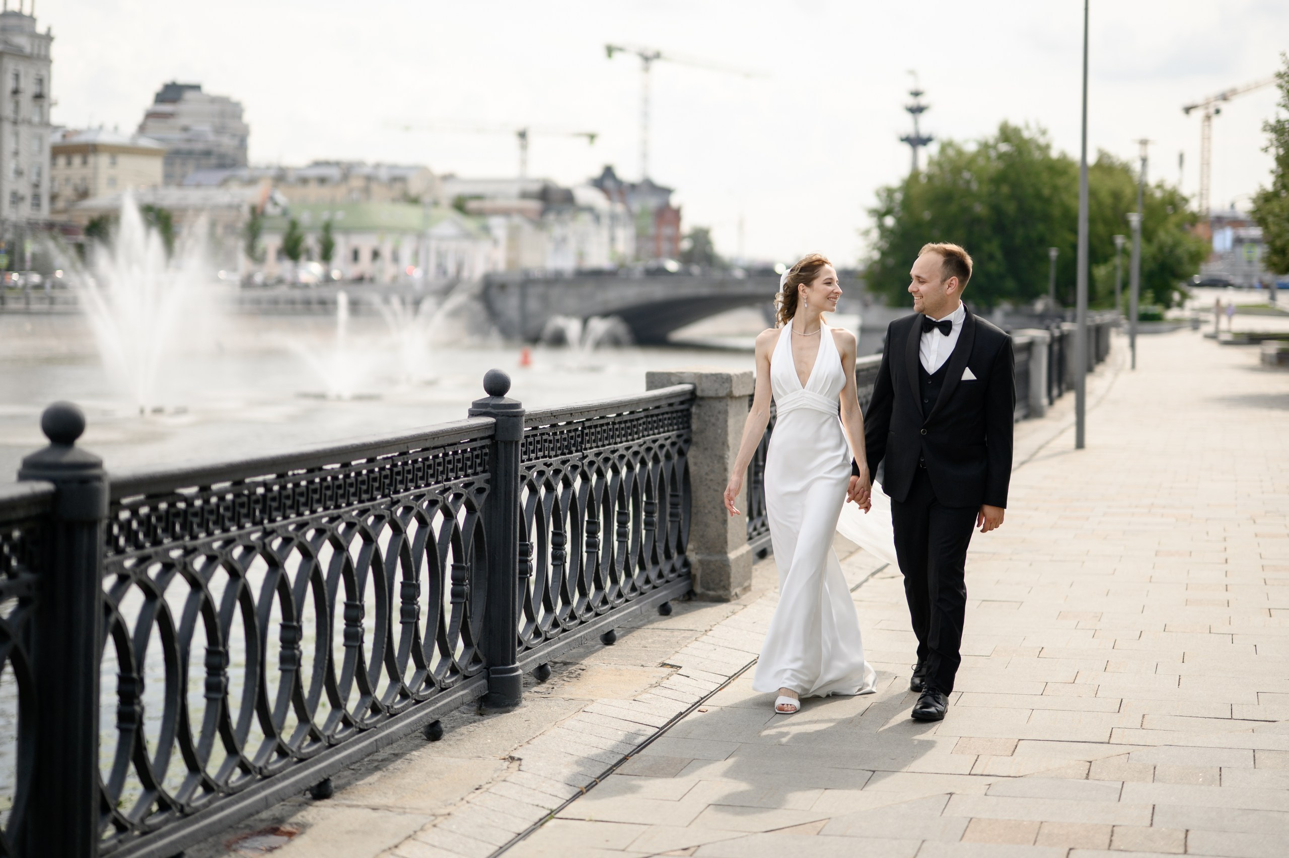 Камерная свадьба Владимира и Кристины в отеле Movenpick Таганская. Регистрация брака в The Great Hall Yakimanka. Semerlina.ru