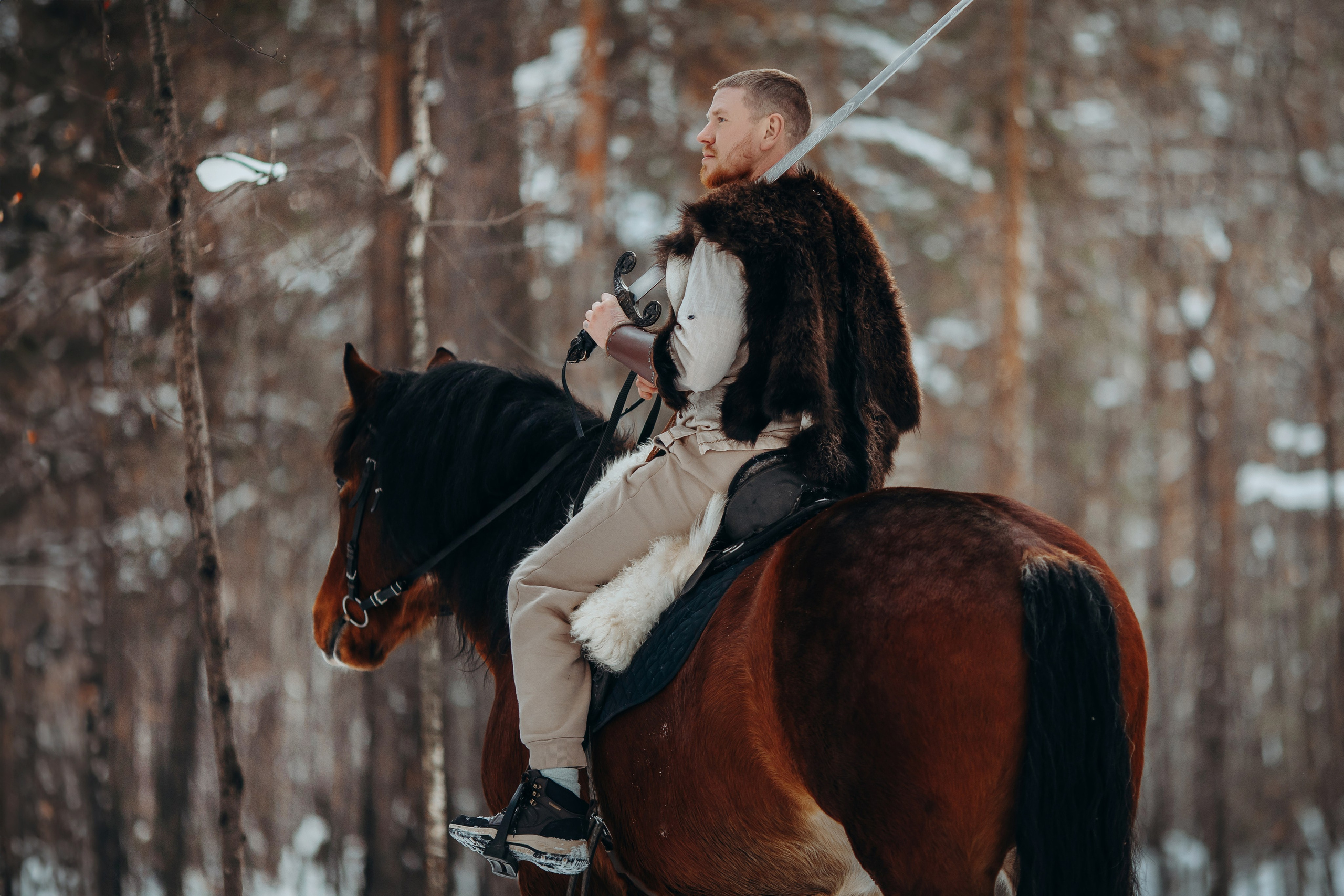 Викинги. Анна Молчанова конный фотограф в Тюмени | фотосессии с лошадьми Тюмень