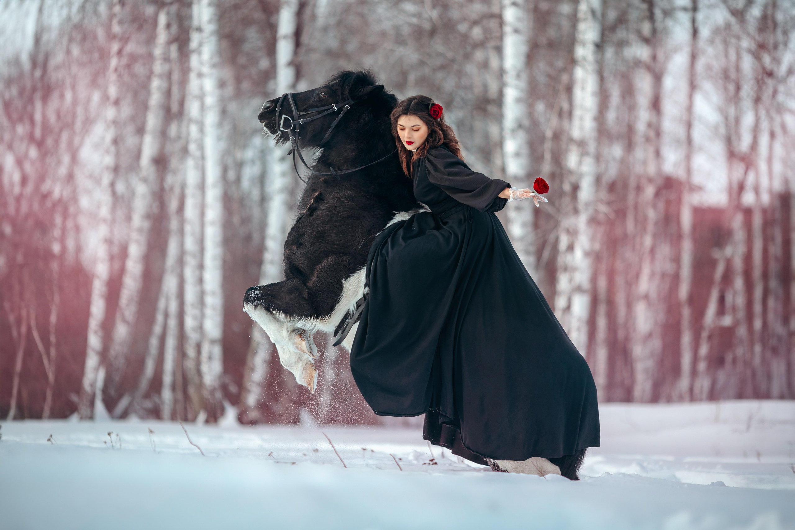 Катя и Шери. Анна Молчанова конный фотограф в Тюмени | фотосессии с лошадьми Тюмень