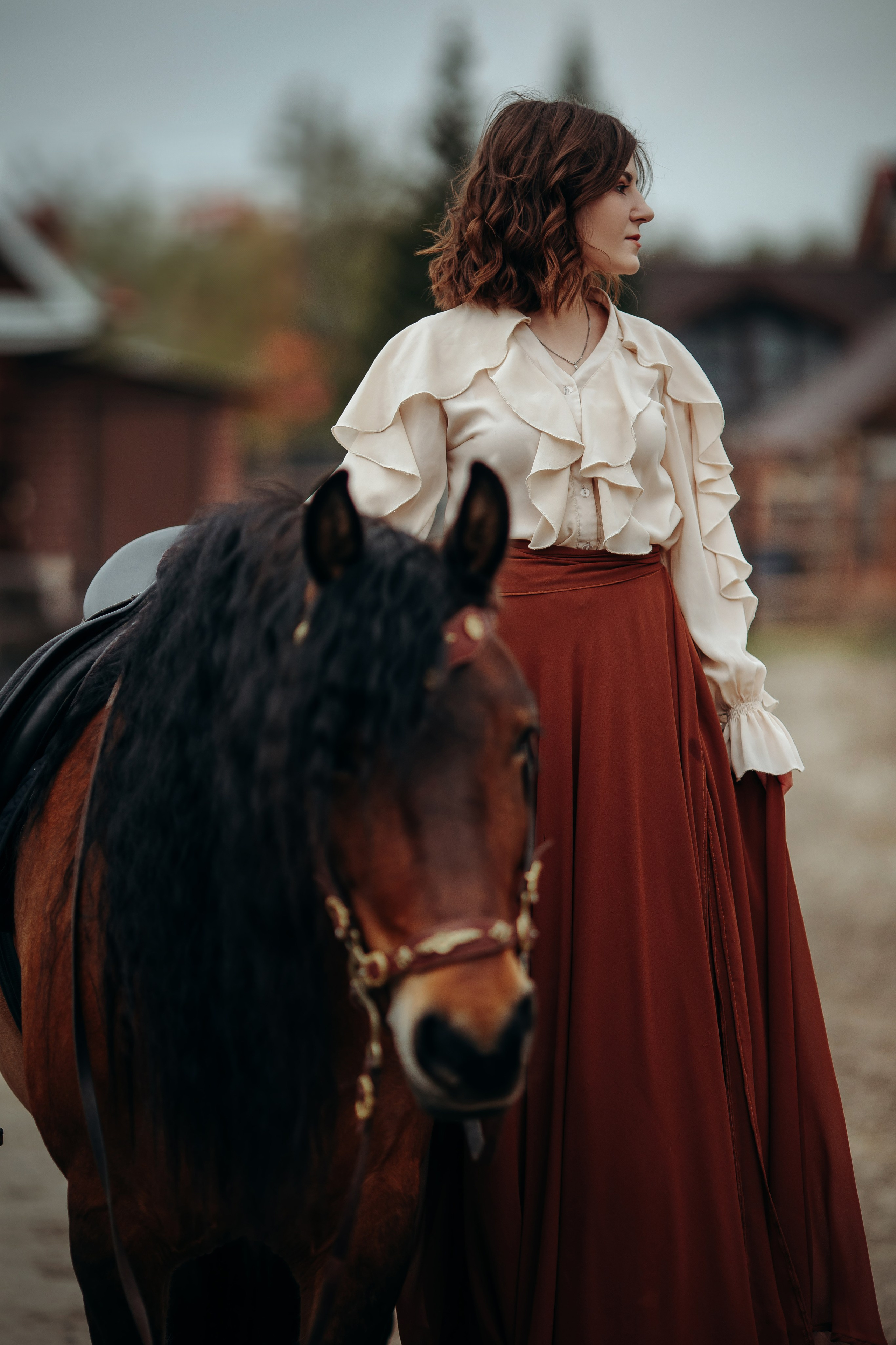 Евгения и Халветта. Анна Молчанова конный фотограф в Тюмени | фотосессии с лошадьми Тюмень