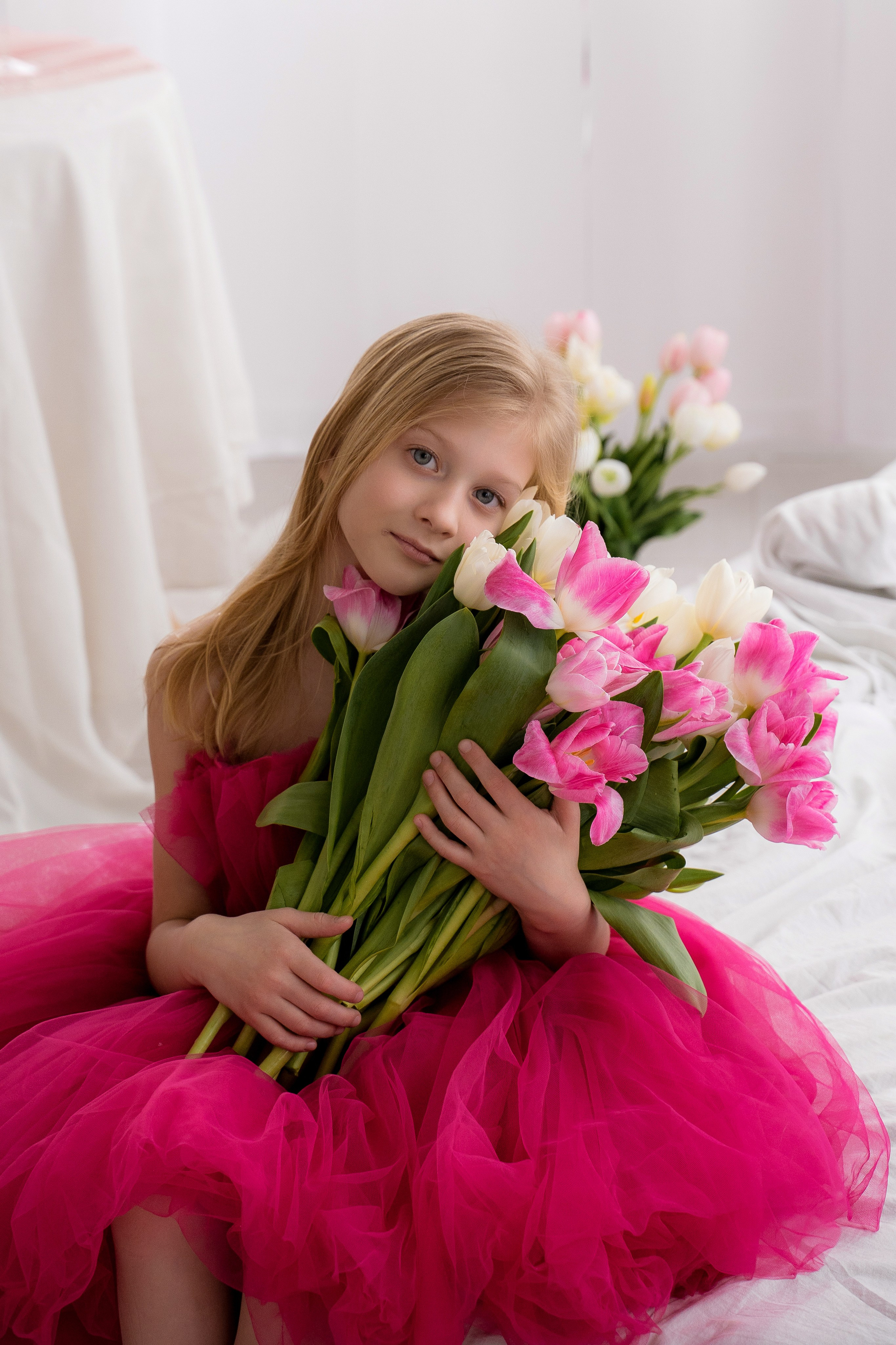 Тюльпановое настроение. Фотостудия Малина в городе Улан-Удэ. Фотограф Ирина Жарникова