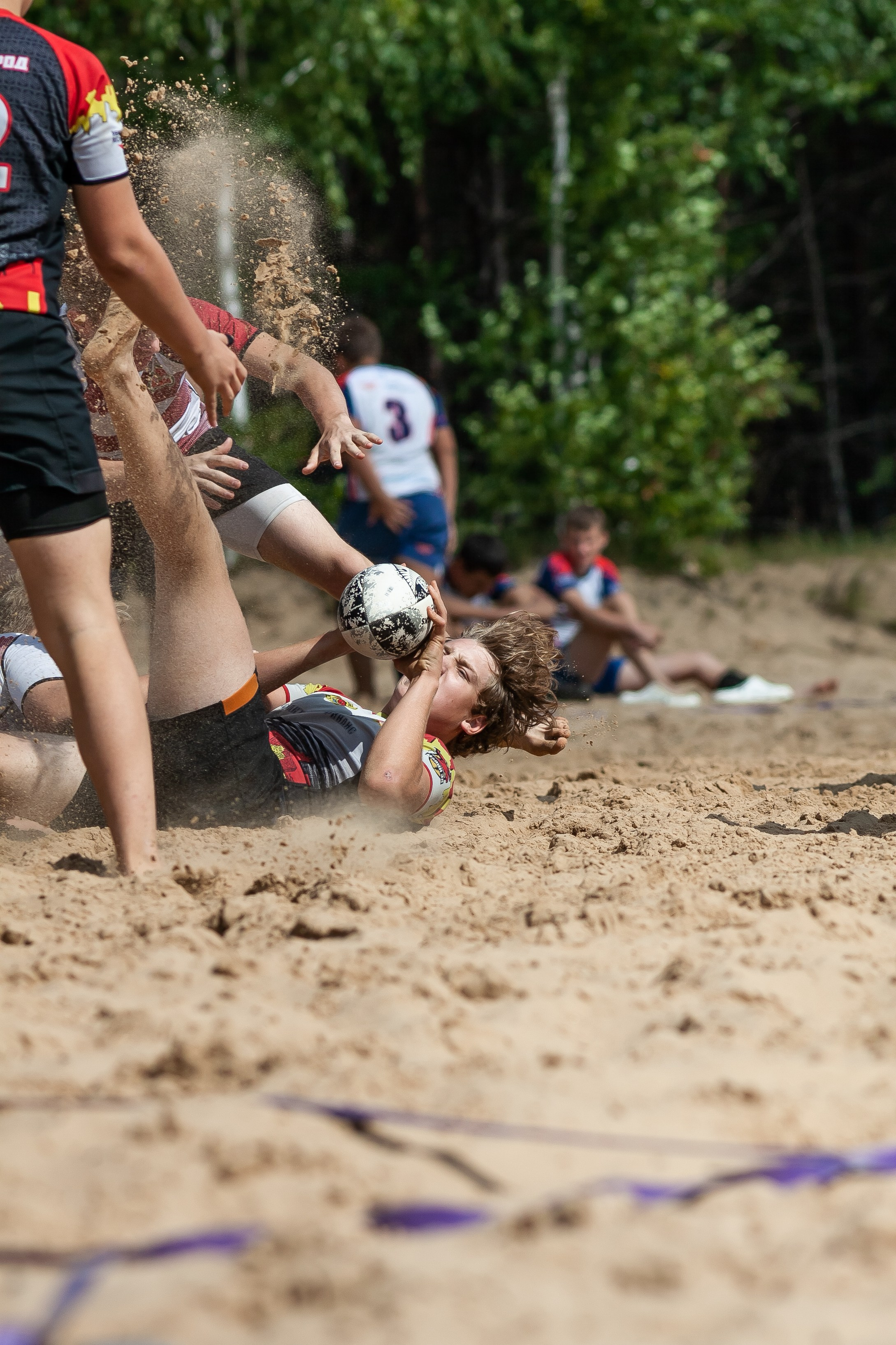 «Кубок «Молота» по пляжному Регби. Фотография