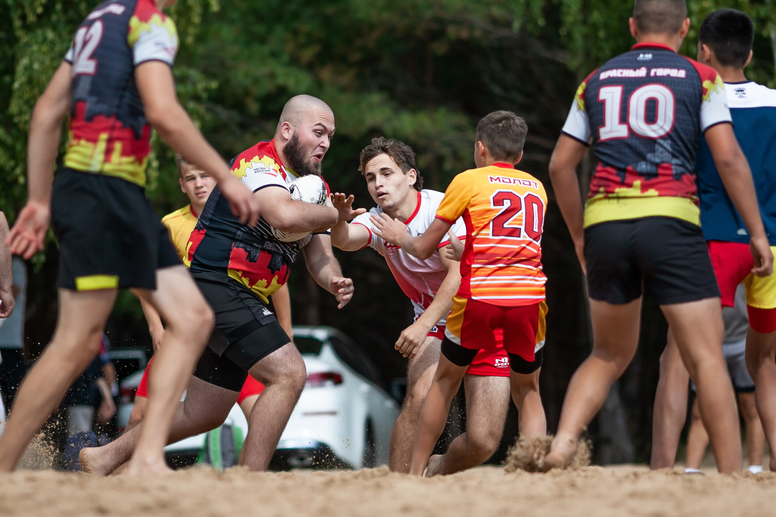 «Кубок «Молота» по пляжному Регби. Фотография