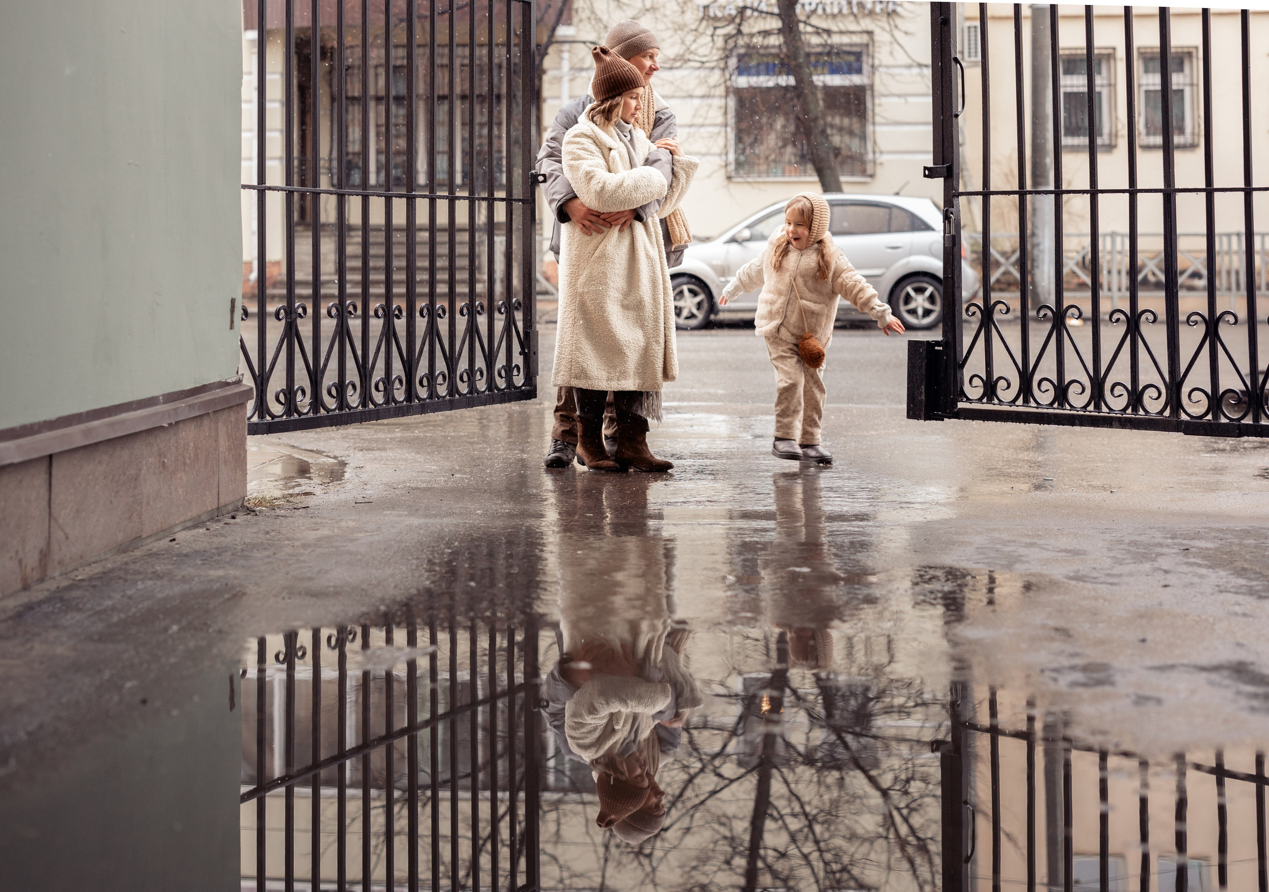 Семья на улице. Людмила Седлярова — Профессиональный женский фотограф в Москве