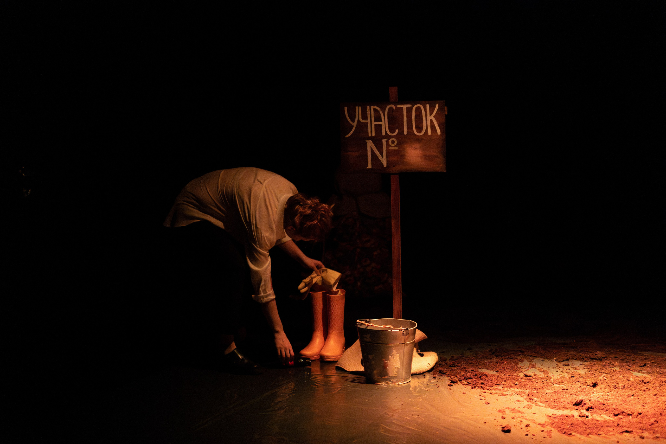 Спектакль «Чудная баба». Репортажный и портретный фотограф Андрей Гаровский