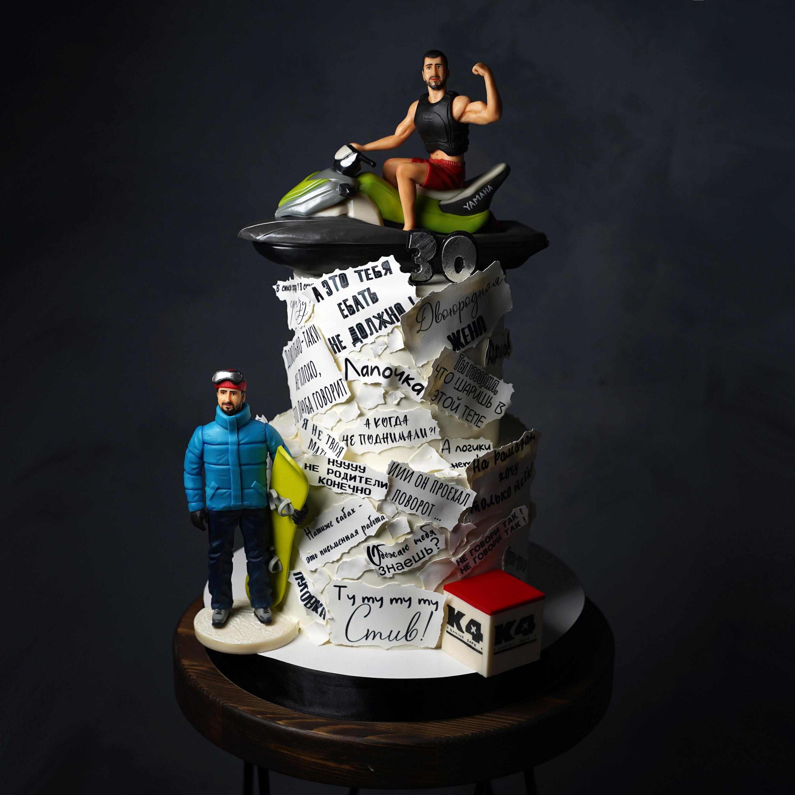 Варианты мужских бисквитных тортов. Кондитер Наталья Ташматова