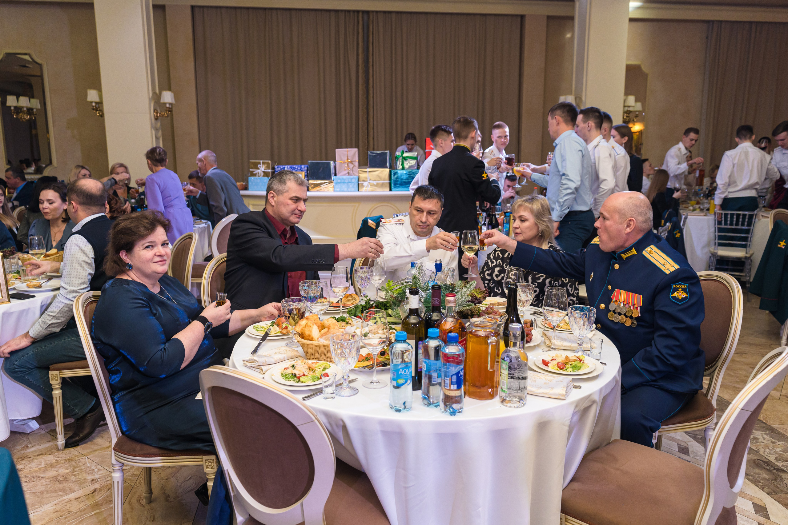 Фотосъемка выпуска военной академии и вручение дипломов