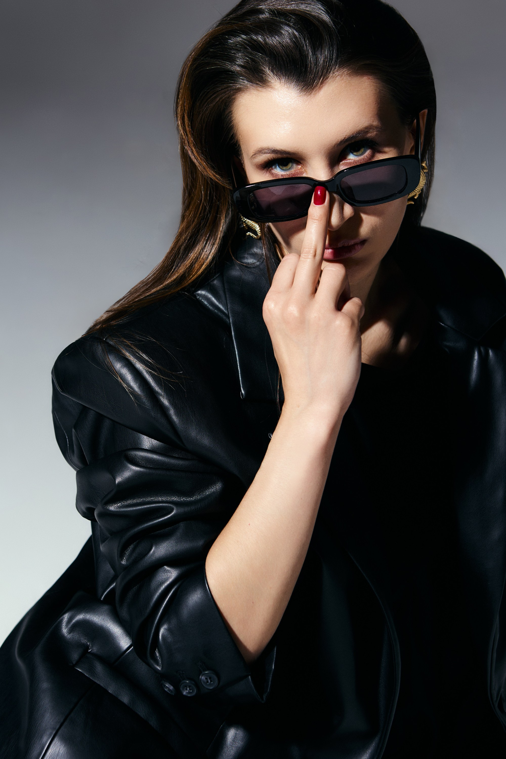 Стильная фотосессия в студии от портретного фотографа Калагиной Светланы в Москве