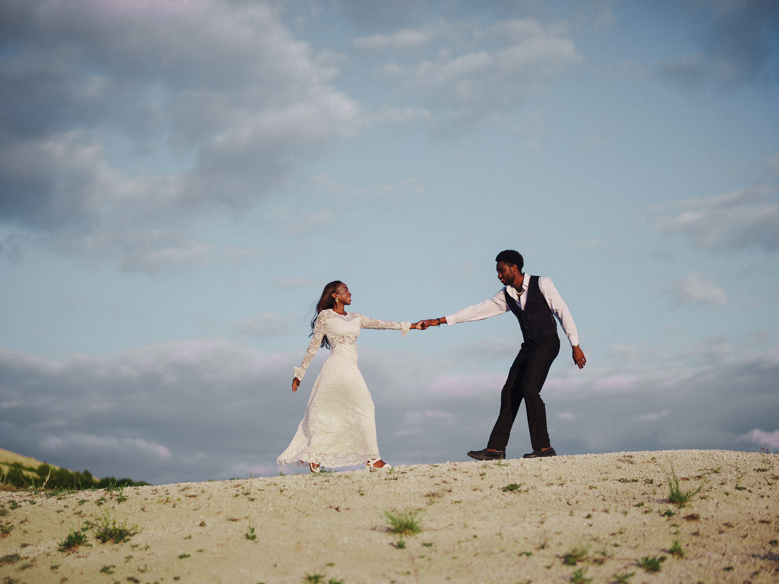 Прогулка на Белой скале. Фотограф Олег Сотник