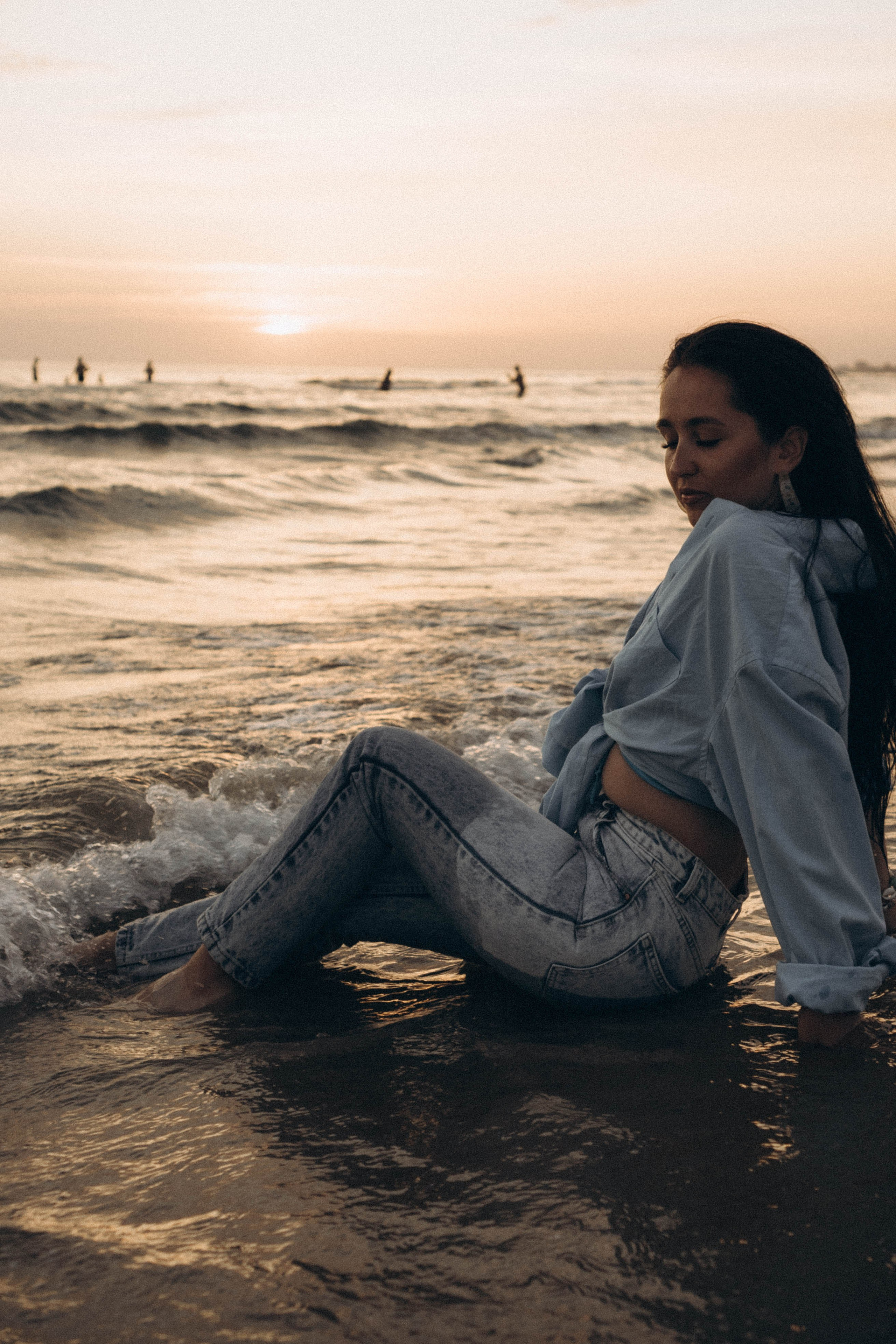 Июльский вечер на берегу черного моря. Профессиональный фотограф, Санкт-Петербург — Виктория Богомолова