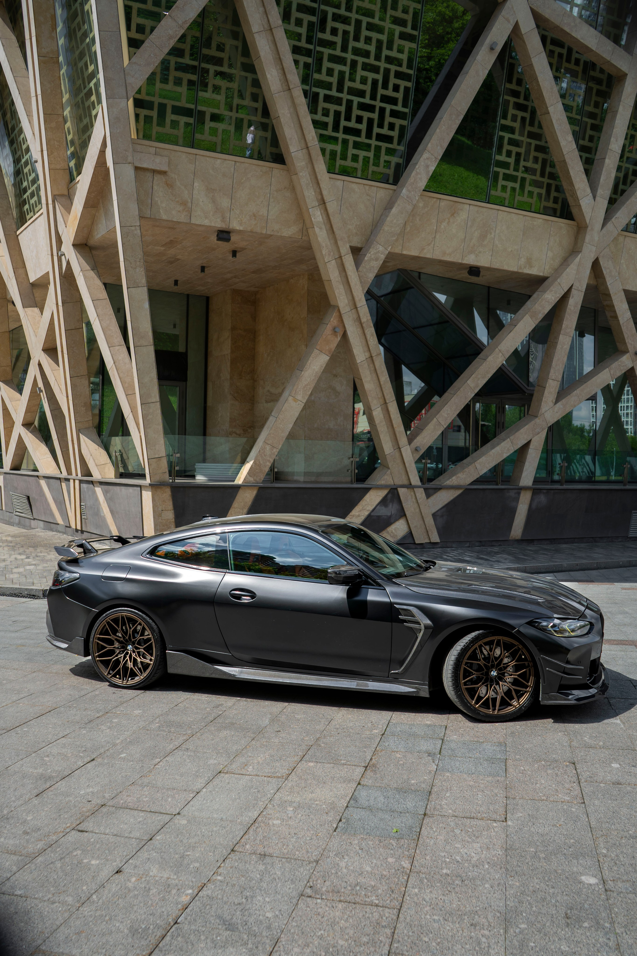 BMW M4 (Black matte). Автомобильный фотограф Ногинск Денис Городок