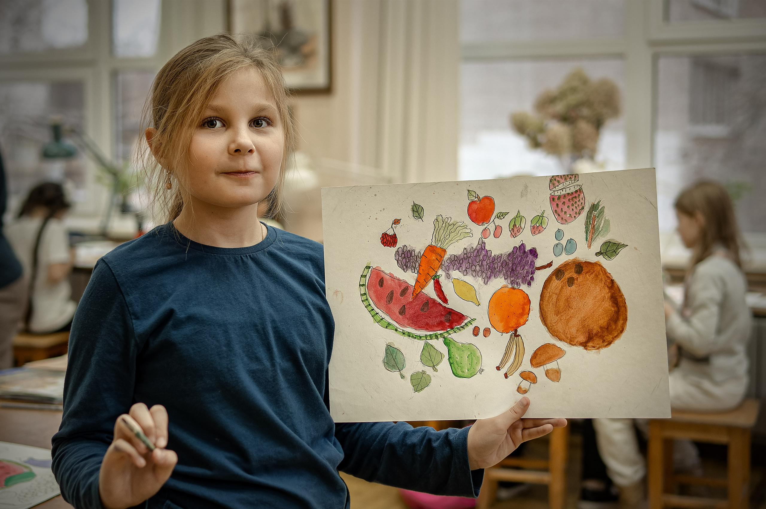 Фотосессия учебного процесса в школе искусств