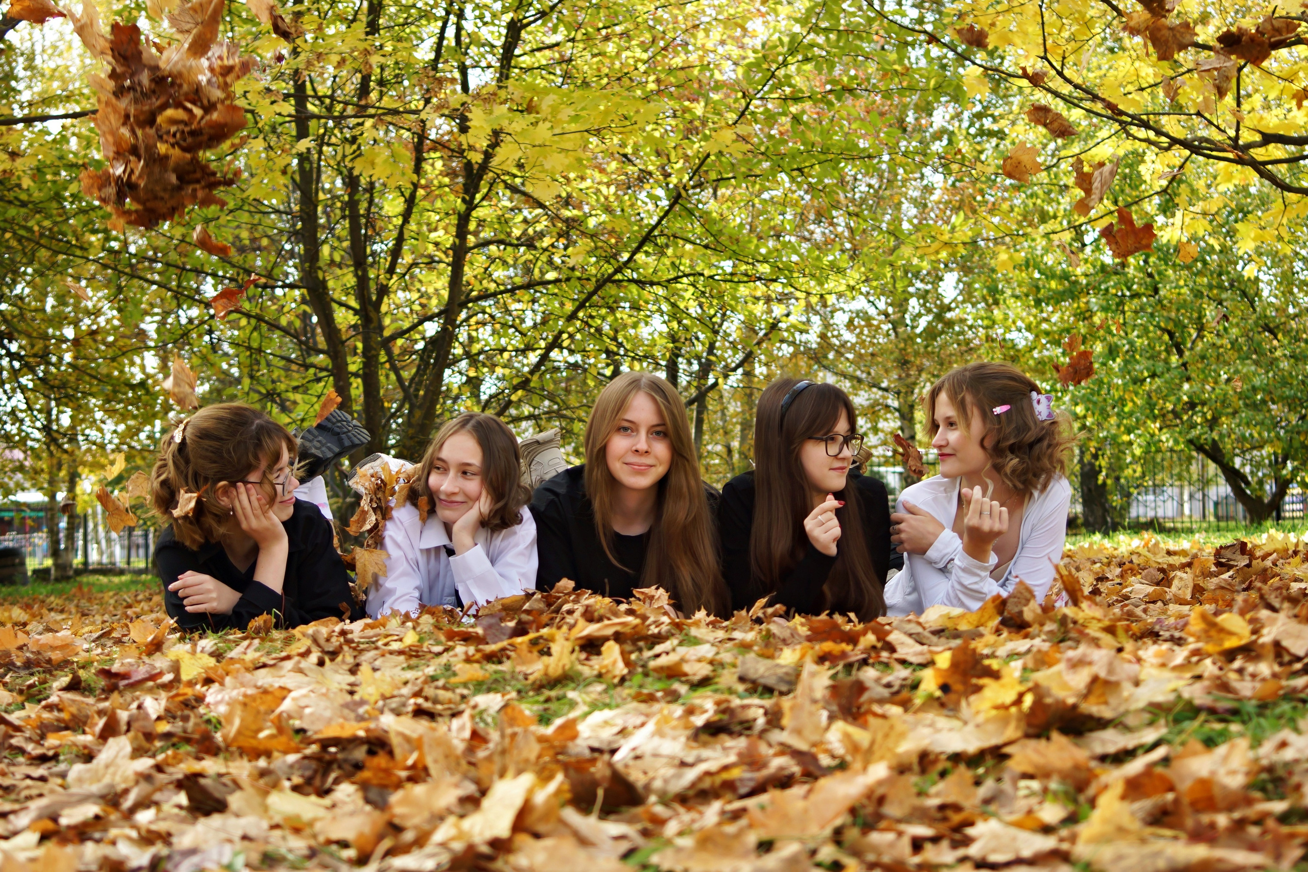 Осенняя фотосессия в школе г. Йошкар-Ола