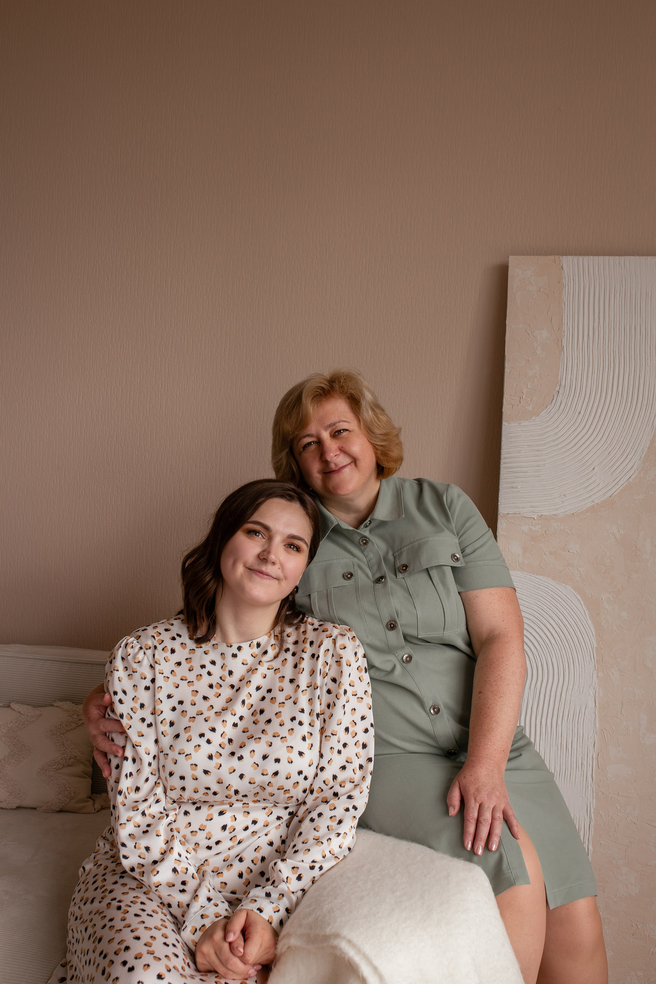 Надежда, Григорий и Ваня с семьёй