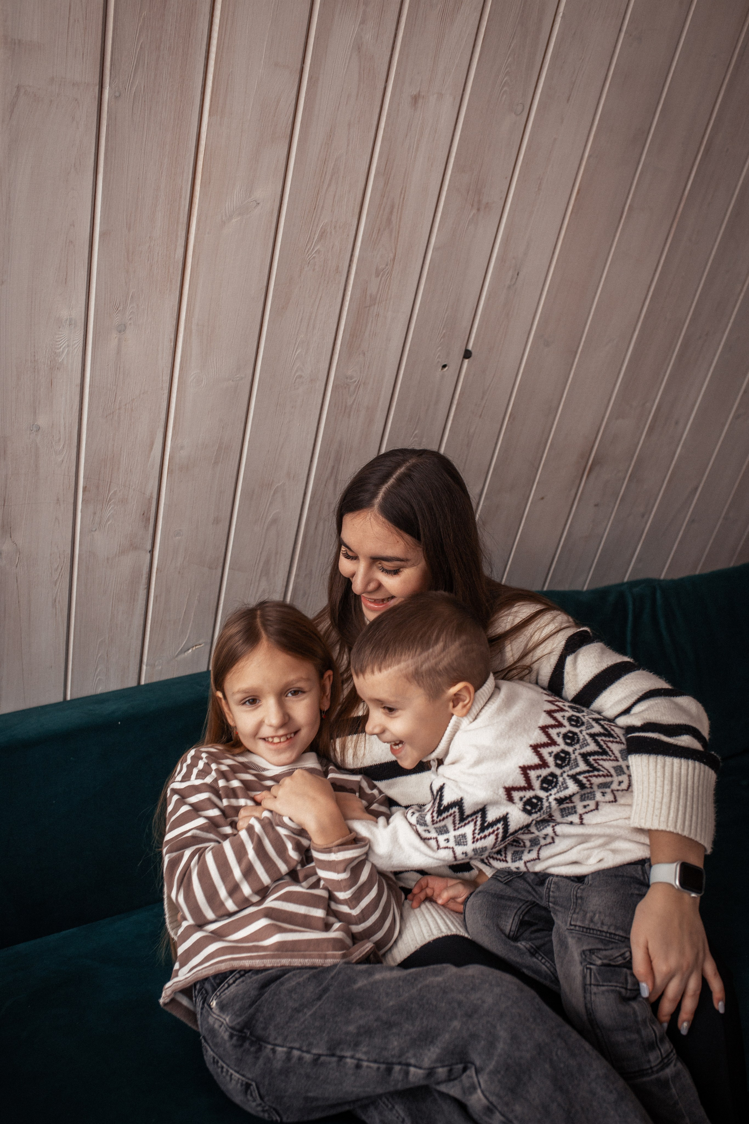 Мария с семьёй