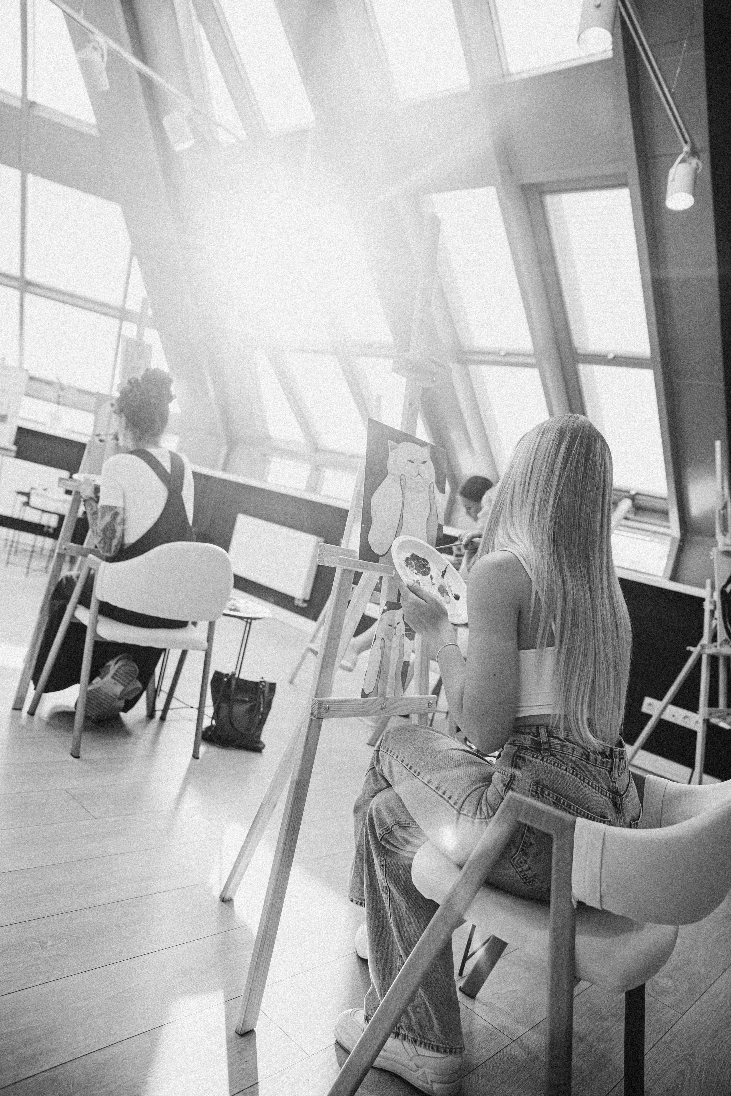 Мастер-класс по живописи. Преподаватель Анна К-К. Репортажный и детский фотограф в Минске