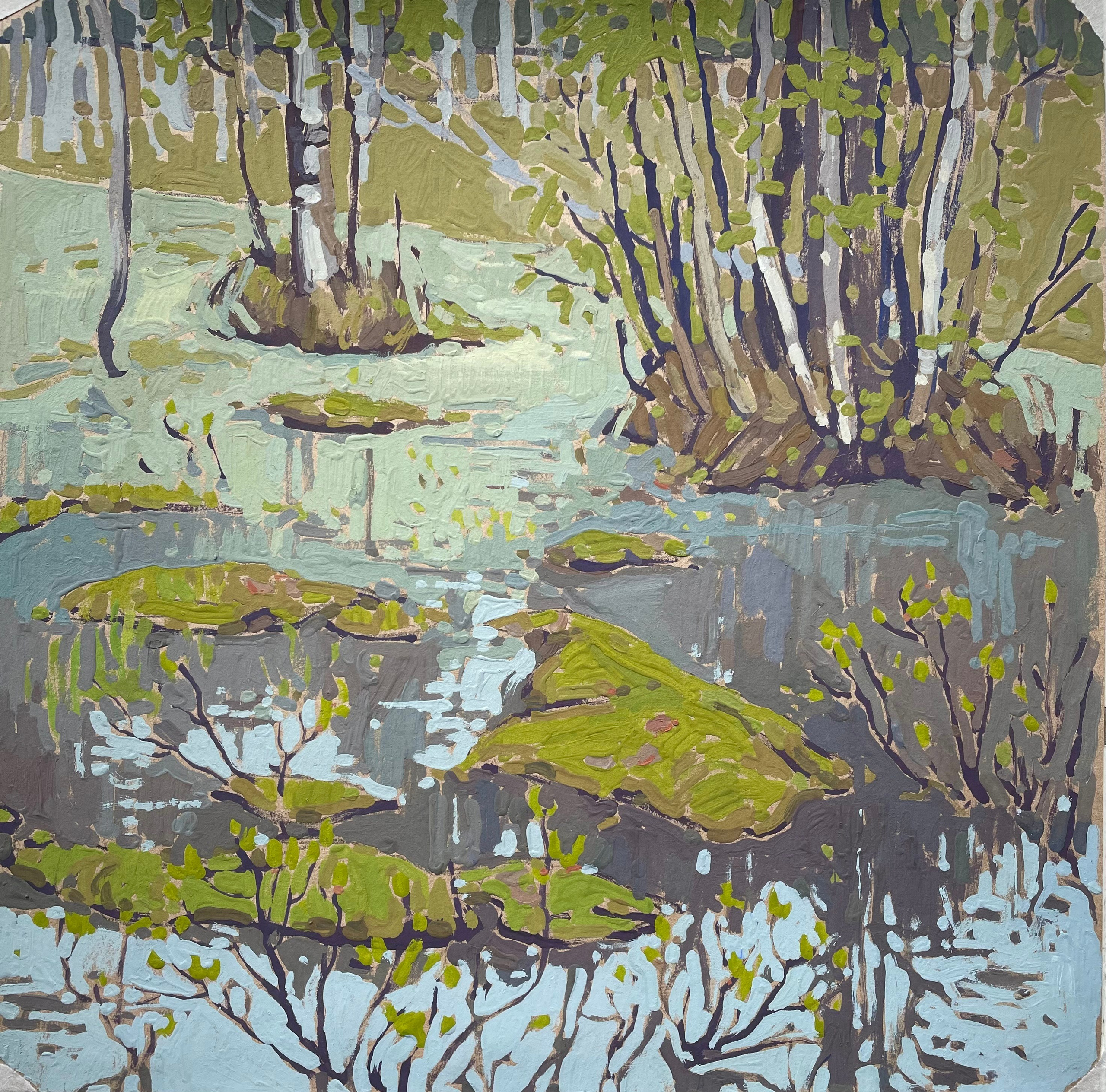 Соловецкие острова. Художница Лиза Владимирова