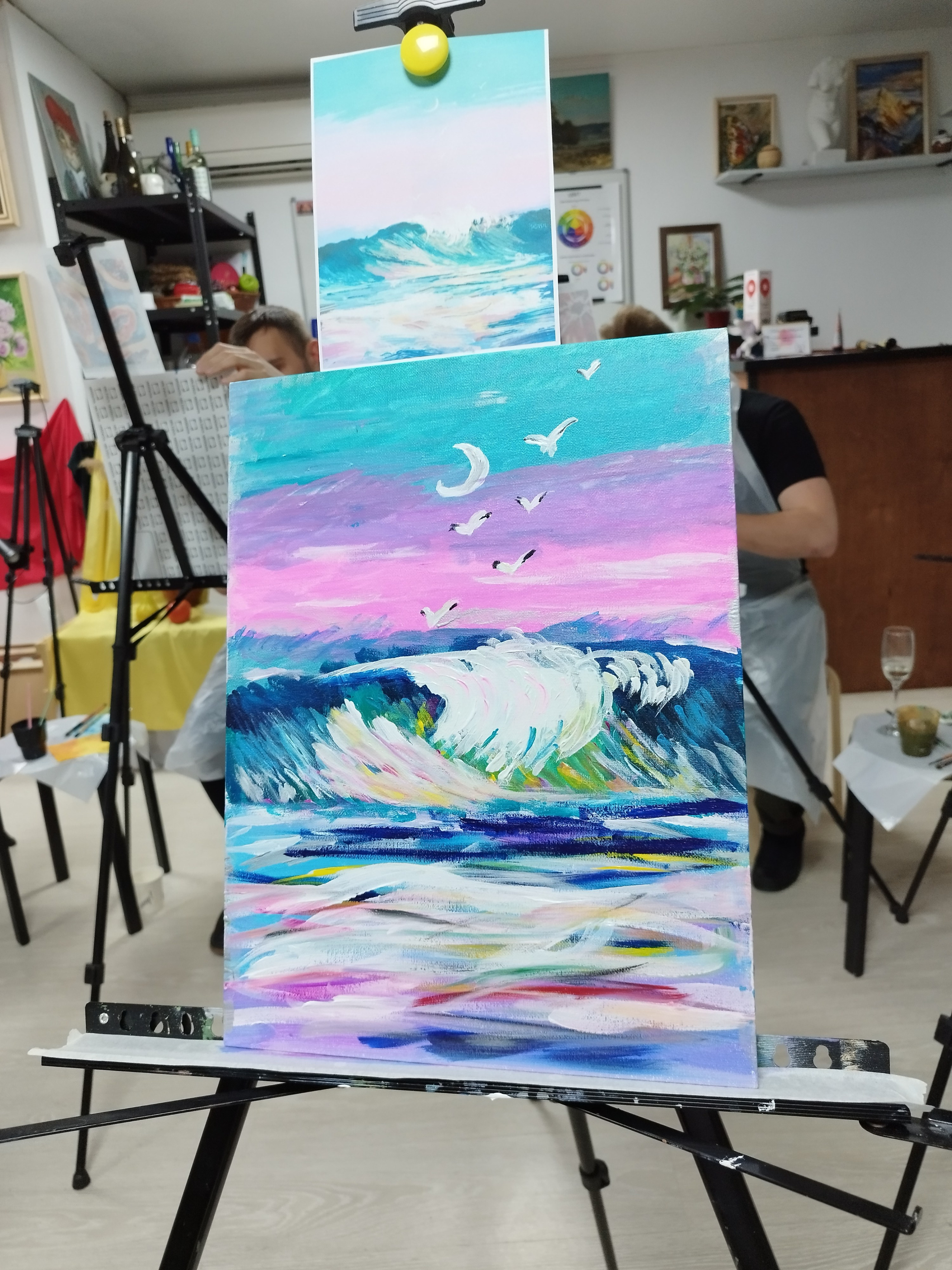 Подарок для творческого человека на день рождения. Арт-вечеринки и мастер-классы в Москве для взрослых и детей