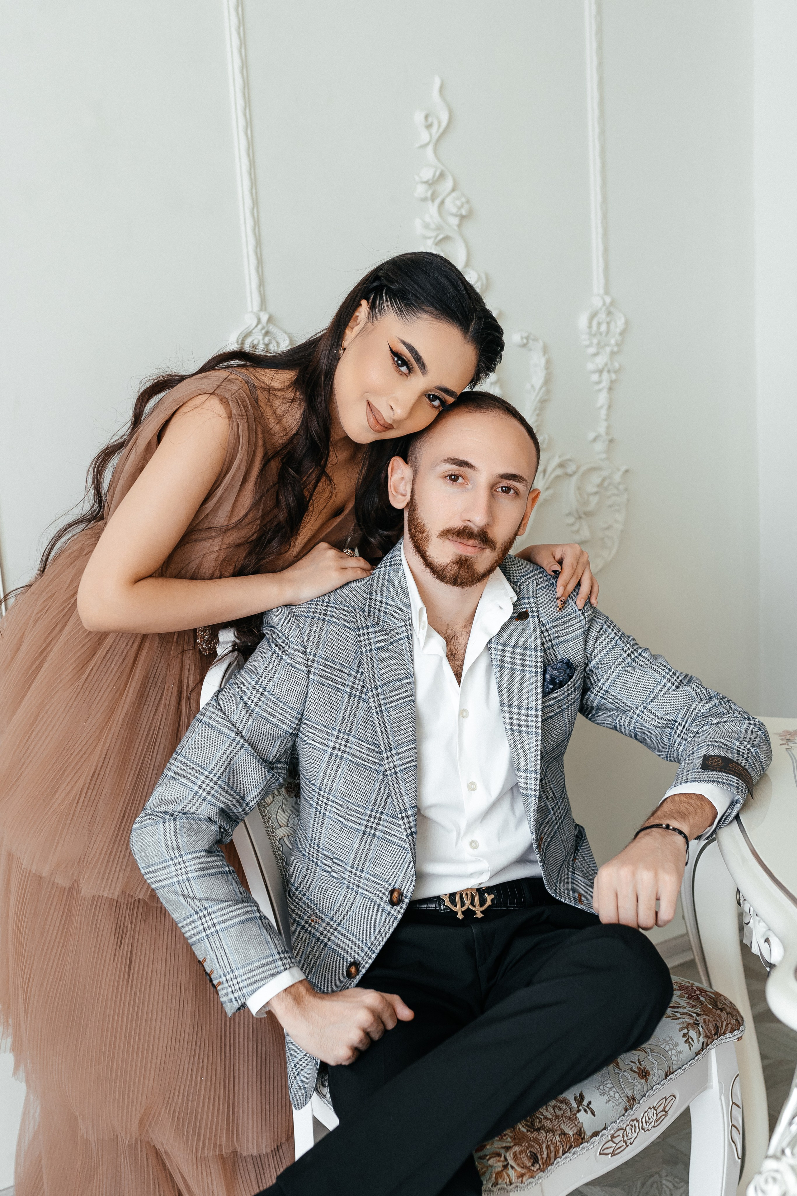 Свадебная фотосессия в студии. Фотограф Ким Наталья в Красноярске