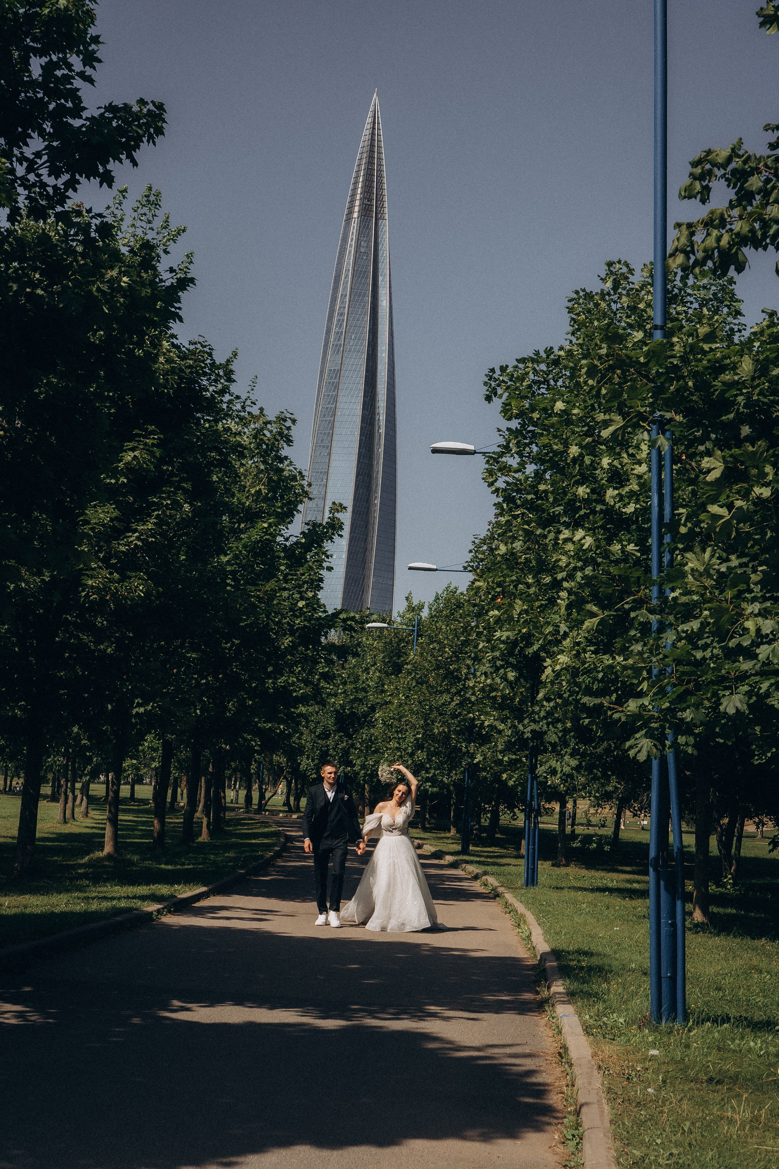 СВАДЕБНАЯ СЬЕМК В ПАРКЕ 300-ЛЕТИЯ. Профессиональный фотограф, Санкт-Петербург — Виктория Богомолова