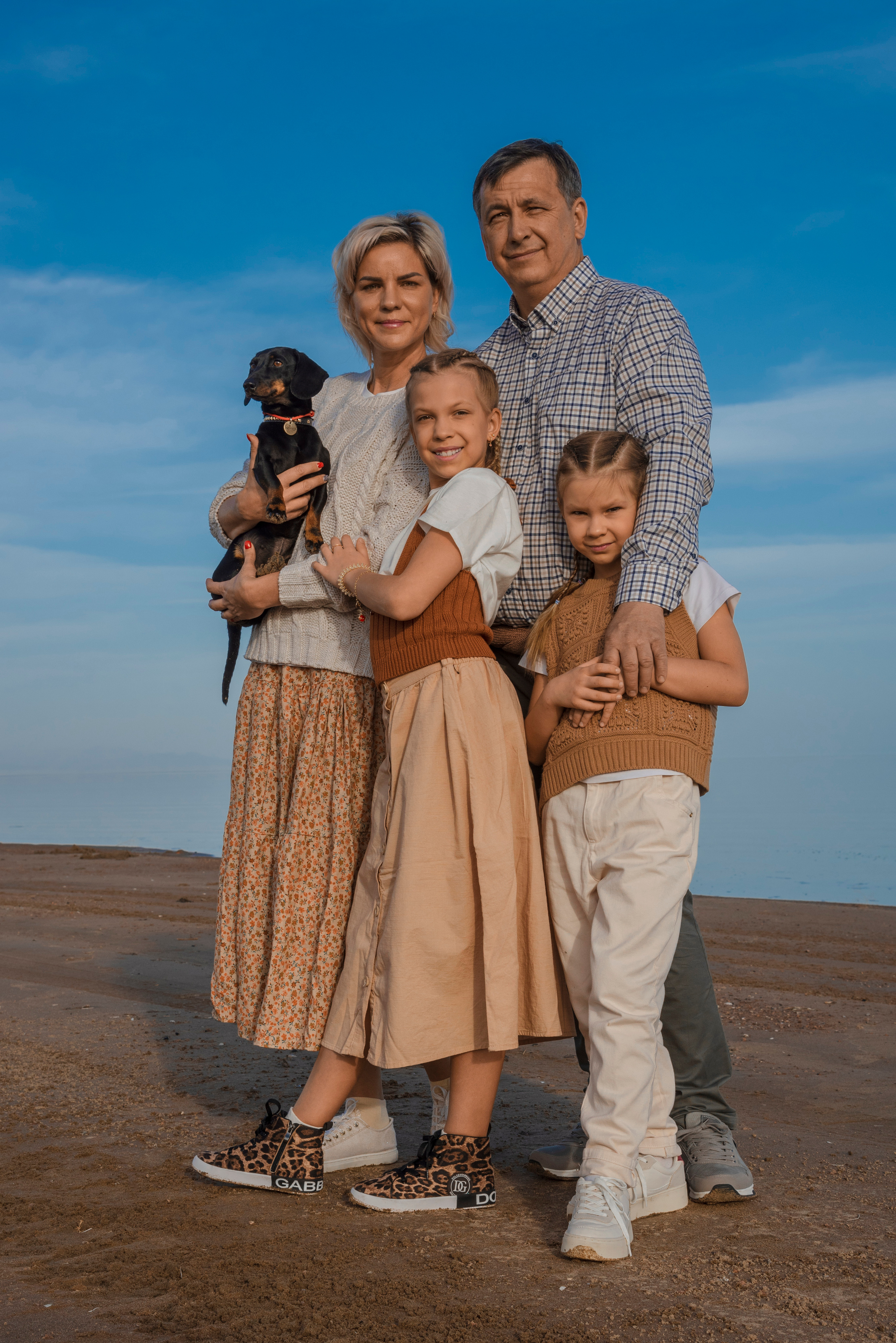 Семейная съемка на пляже. Фотограф Алматы Ольга Photodooshy