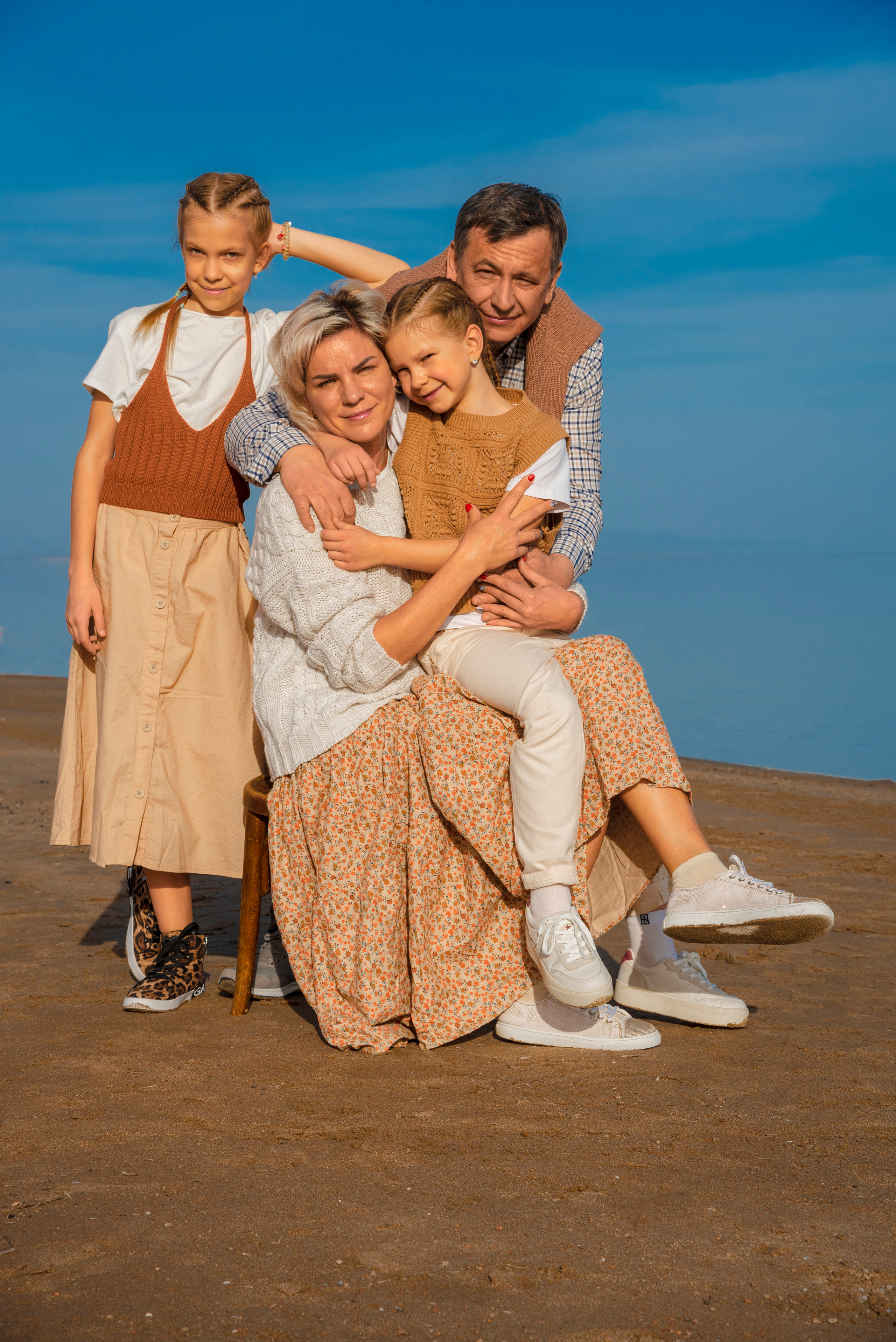 Семейная съемка на пляже. Фотограф Алматы Ольга Photodooshy