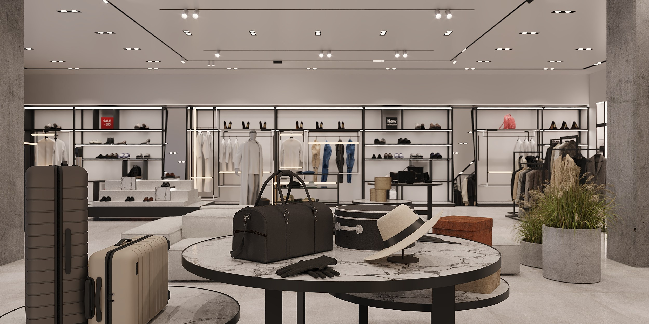 Обувной магазин Paolo Conte ТРЦ Афимолл Сити. Студия дизайна интерьера в Москве Калараш Александр